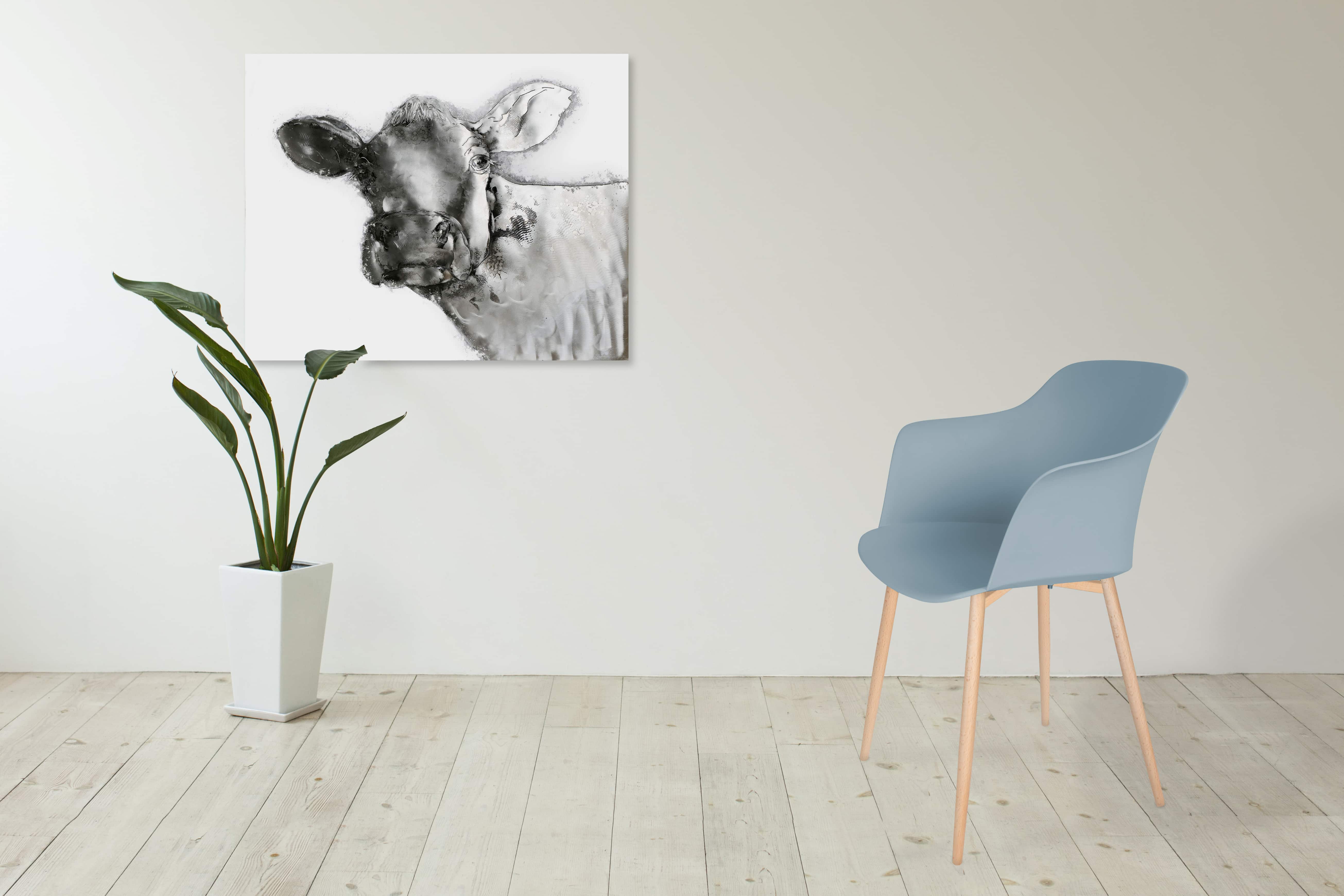 Stuhl Chester 110 4er-Set Graublau