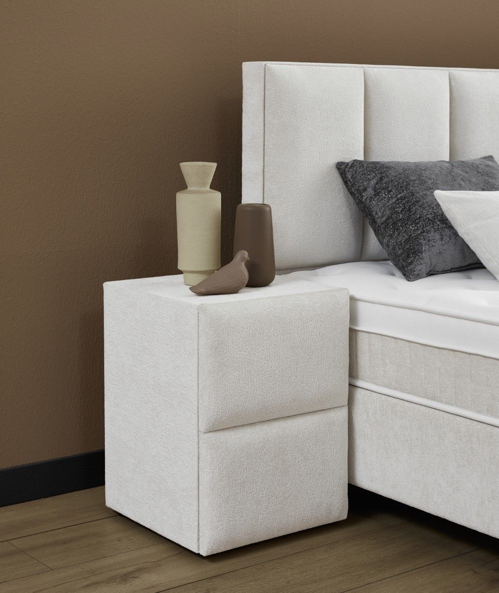 Boxspringbett Lucas Hellbeige mit Bettkasten – ABC Bedding Boxspringbett Lucas Hellbeige mit Bettkasten – ABC Bedding