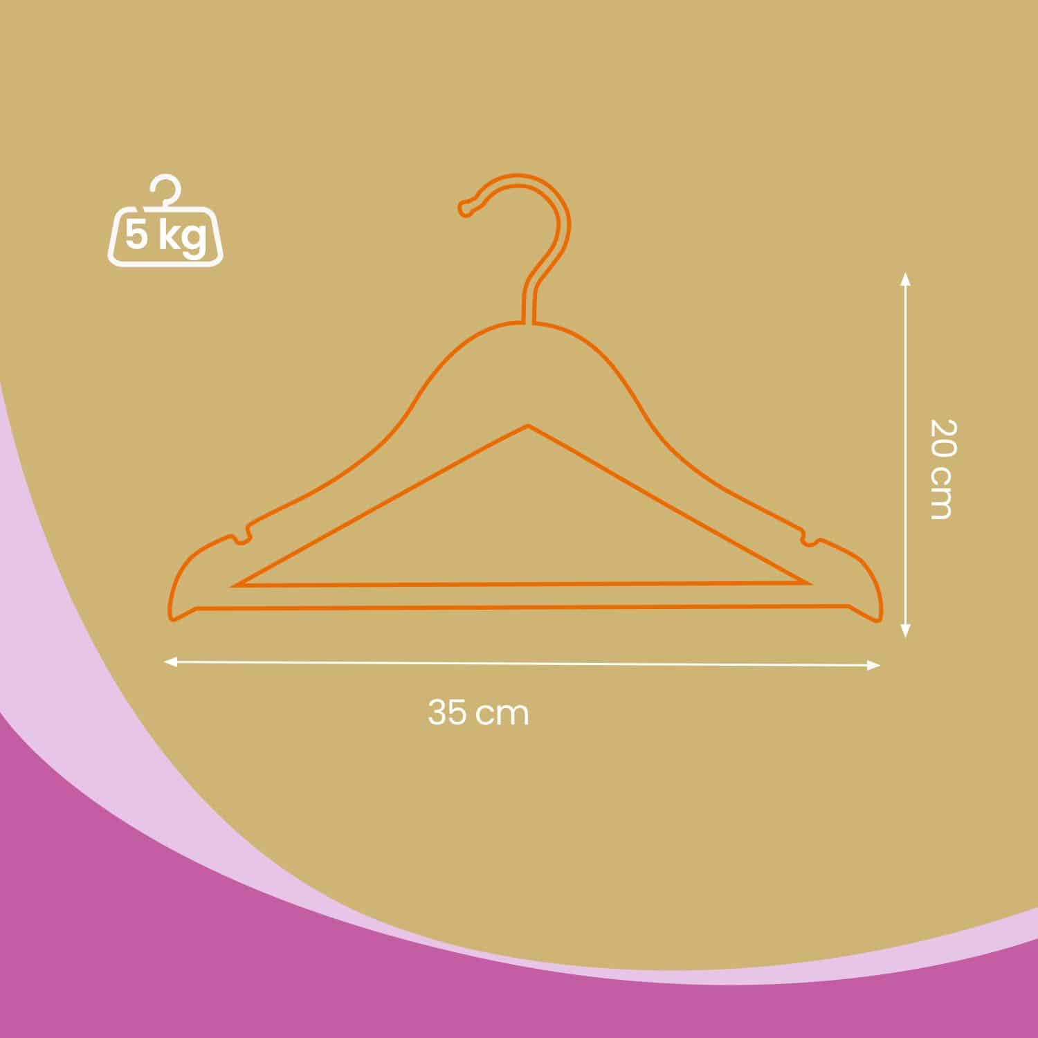 Kinderbügel Ahornholz 20 Stück Weiß Kinderbügel Ahornholz 20 Stück Weiß