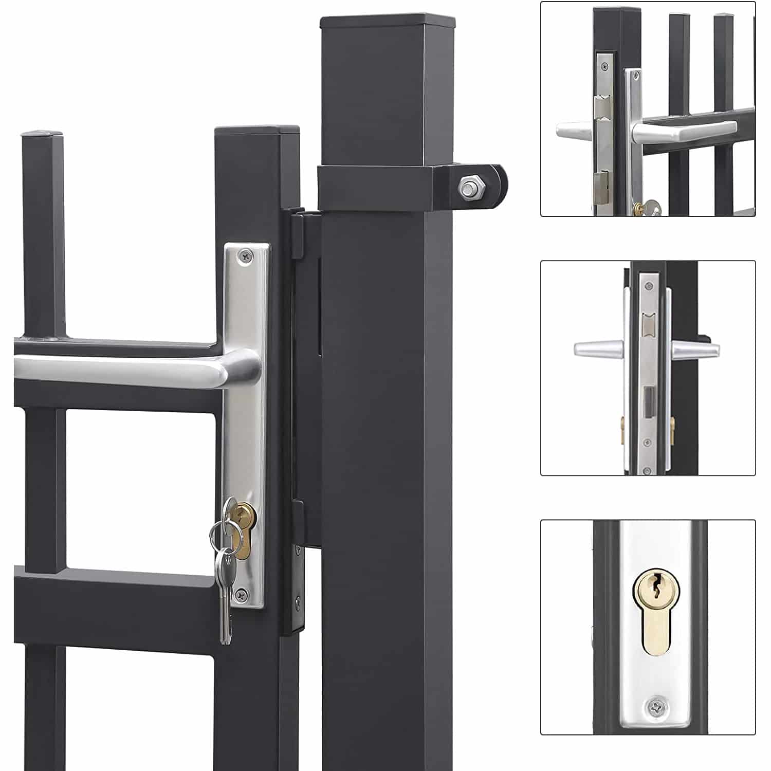 Gartentor klein aus Metall-B34GGD350G