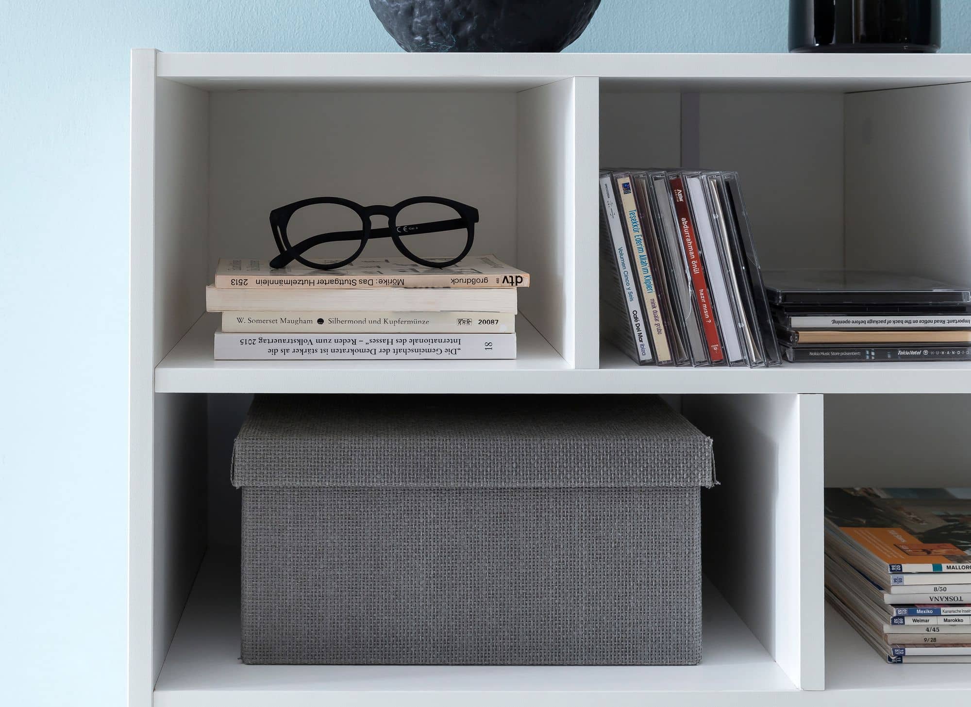 48479-WOHNLING-Buecherregal-DANIE-80x29x68-cm-Wei_6 Bücherregal WL5.819 Weiß 80x68,5x29,5 cm Regal Standregal Modern