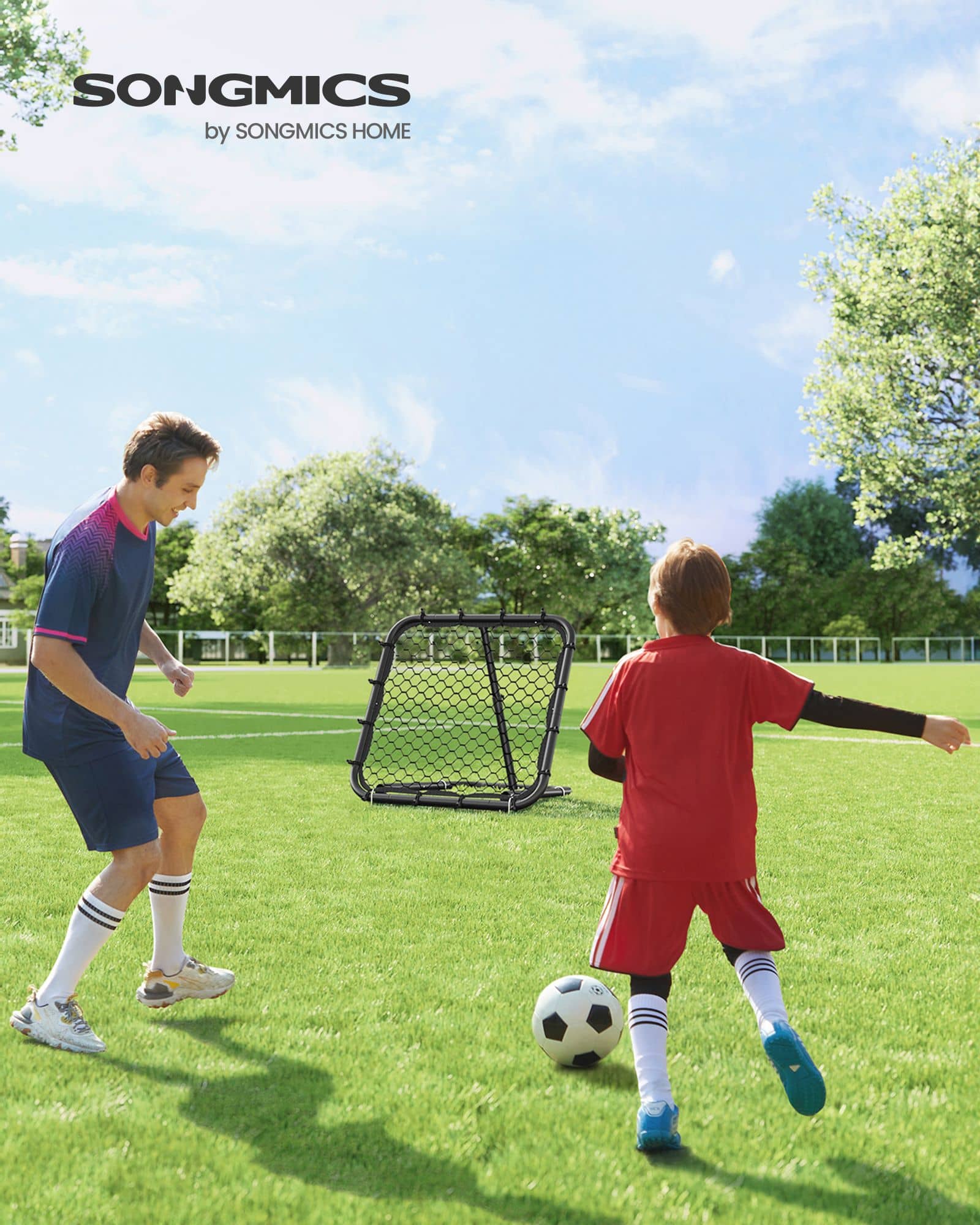Fußballtor mit Stahlrahmen für Kinder Fußballtor mit Stahlrahmen für Kinder