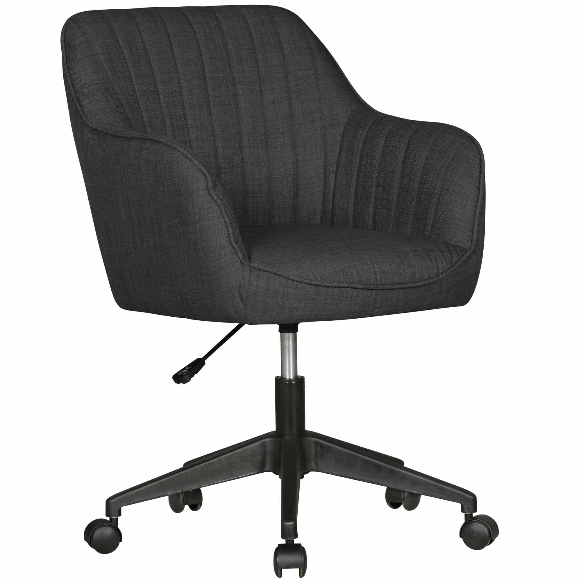 48266-AMSTYLE-Schreibtischstuhl-MARA-Anthrazit-SPM1Rmfn7wSsuNctx Schreibtischstuhl MIAMI Anthrazit Stoff Design Drehstuhl mit Lehne 120 kg