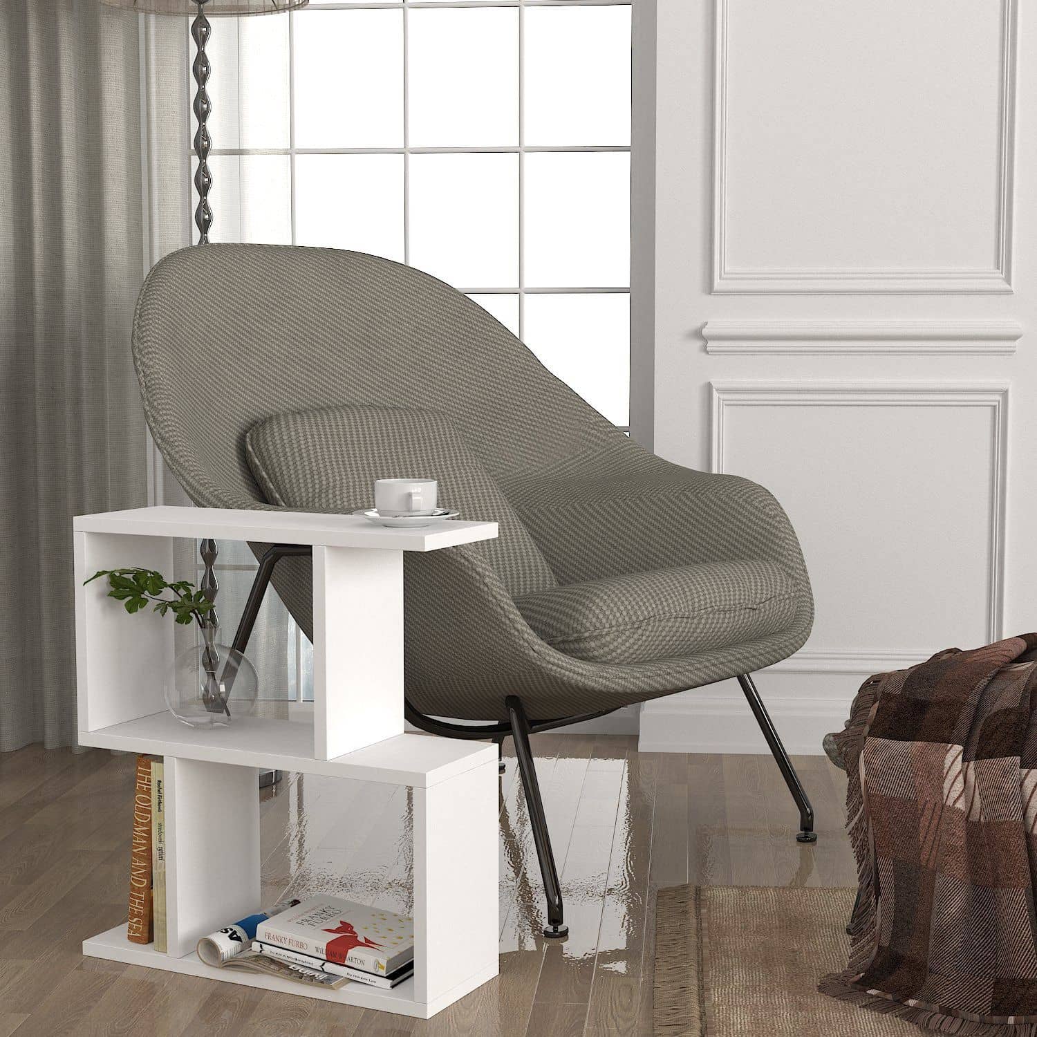 Karinus - weiß - Beistelltisch