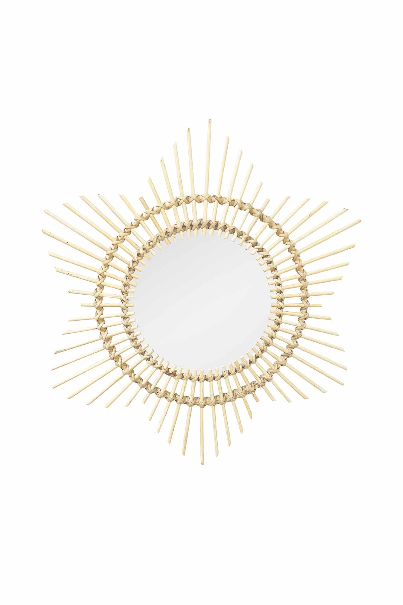 Rattan Spiegel Aina 435 Schwarz Rattan Spiegel Aina 435 Schwarz