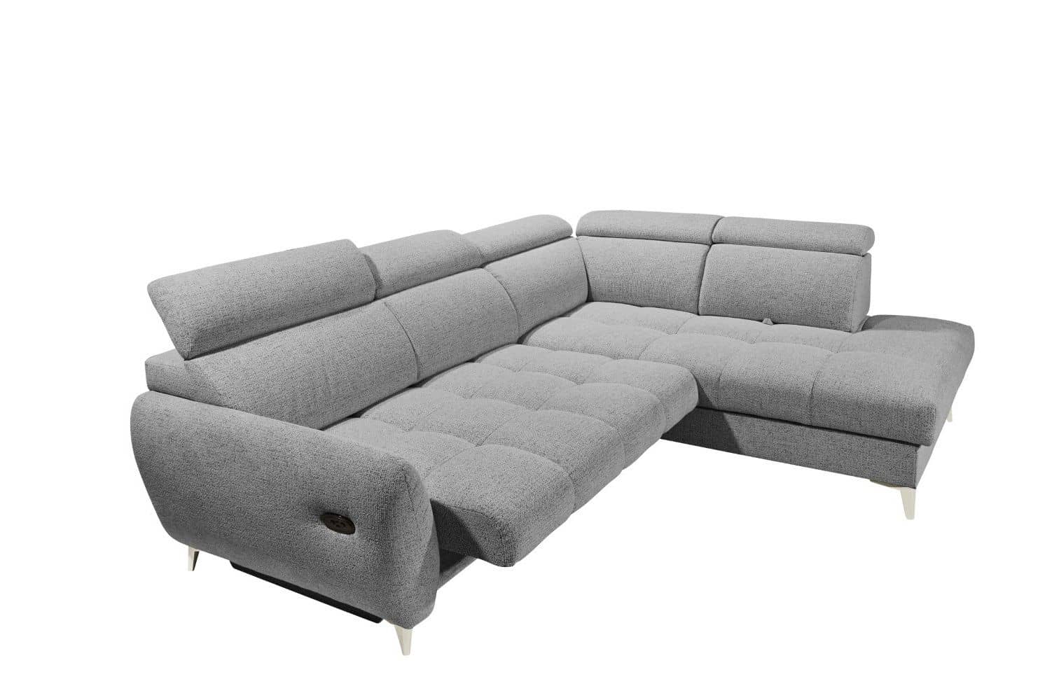 ED Exciting Design Ecksofa Malinda mit elektrischer Sitztiefe