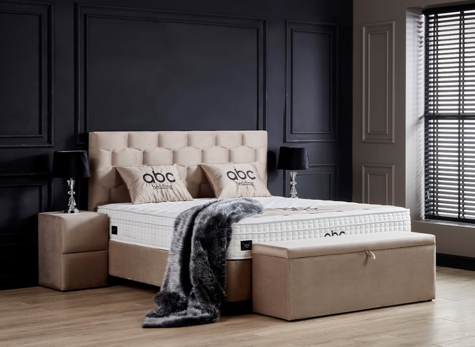 palermo-beige-2 ABC Bedding: Boxspringbett Palermo für ultimativen Komfort