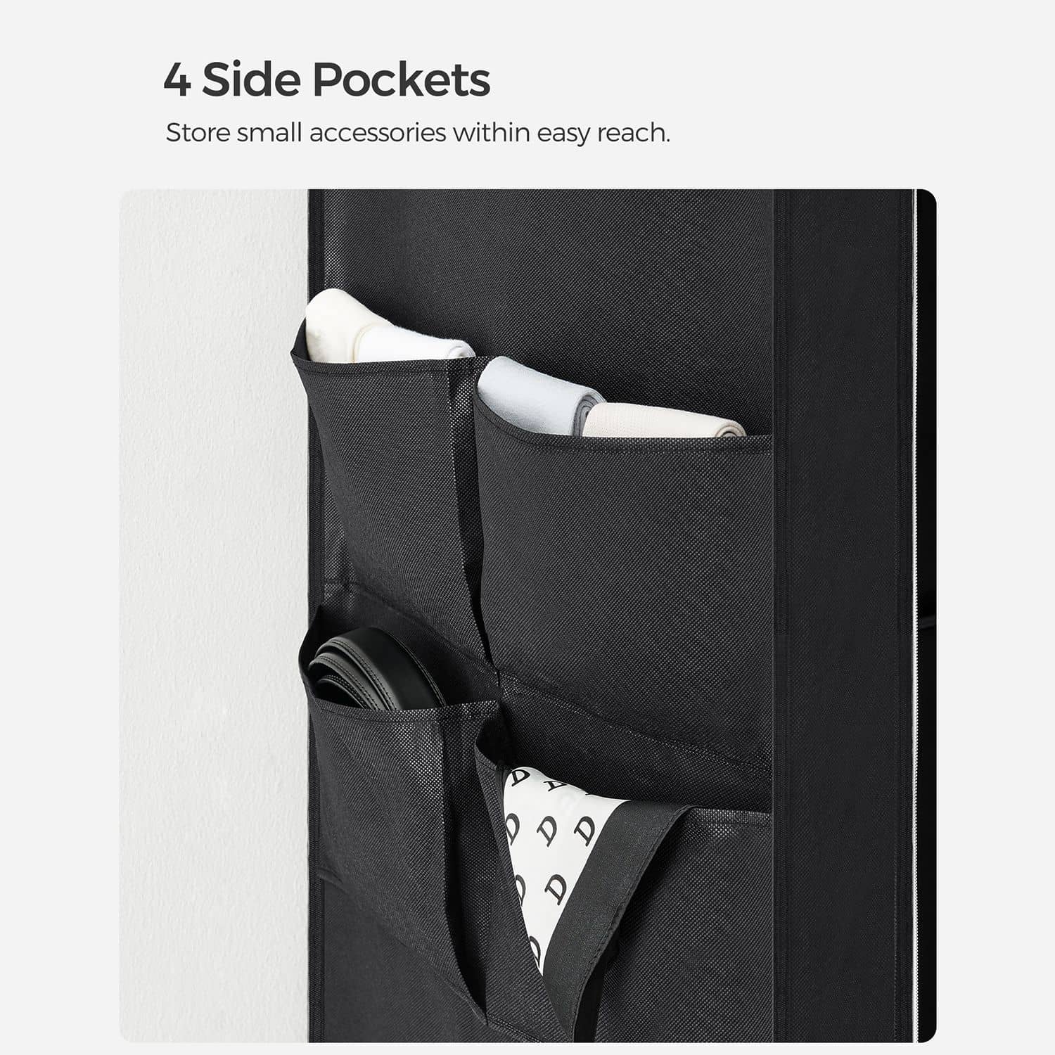 Stoffschrank mit 4 Seitentaschen-RYG094B02 Stoffschrank mit 4 Seitentaschen-RYG094B02