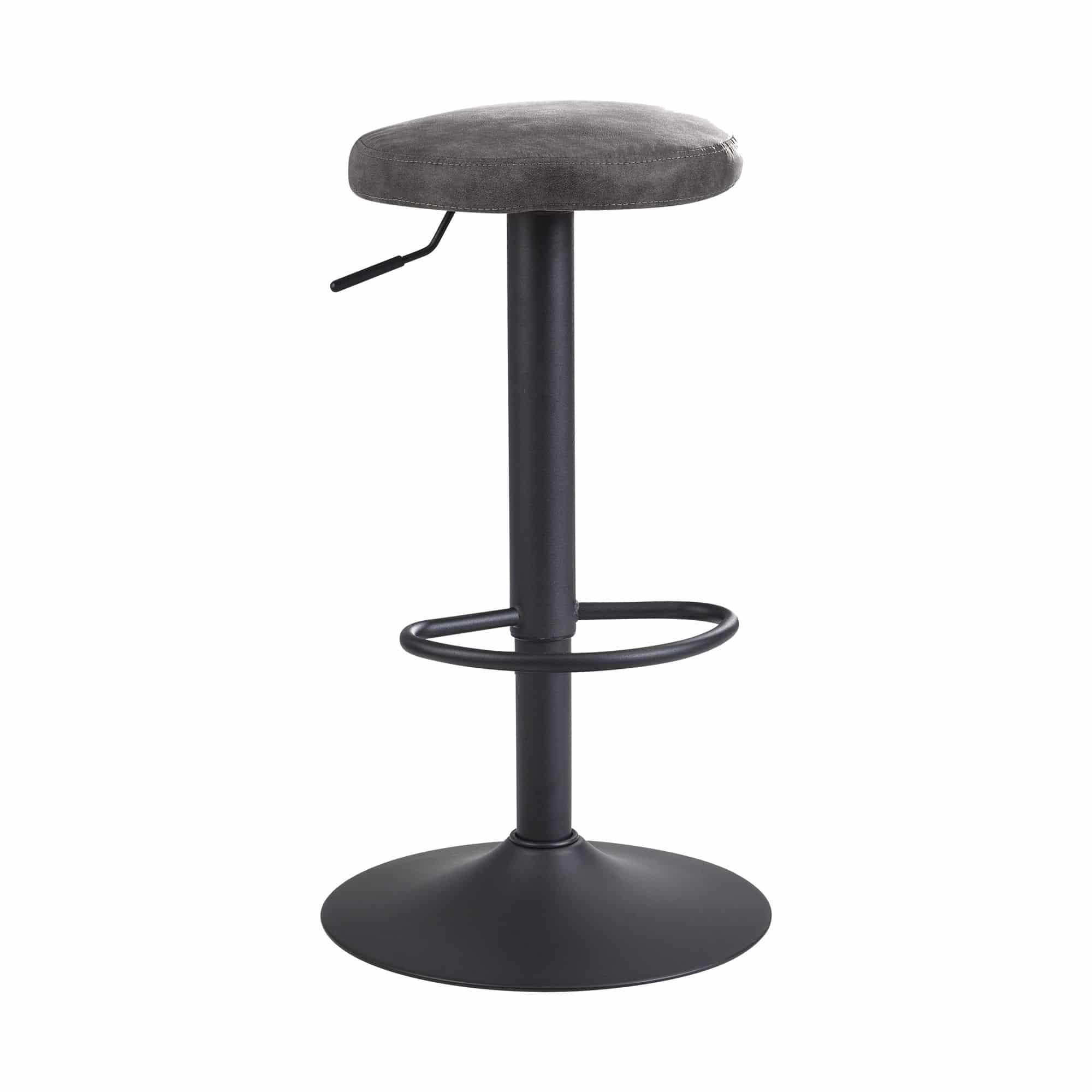56593-WOHNLING-Barhocker-Grau-Wildlederoptik-Hocker-ohne-Lehne-Kuechenhocker-Stoff-Metall-100kg-Design-Barstuhl-Tresenhocker-drehbar-Bistrohocker-WL6-194-WL6-194_2Z6yXrqxra9ZCR Myhomelando Luxus-Barhocker: Eleganz für Ihr Zuhause