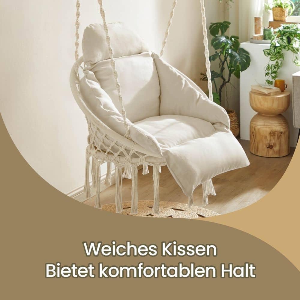 Hängesessel, bis 120 kg belastbar, Hängeschaukel