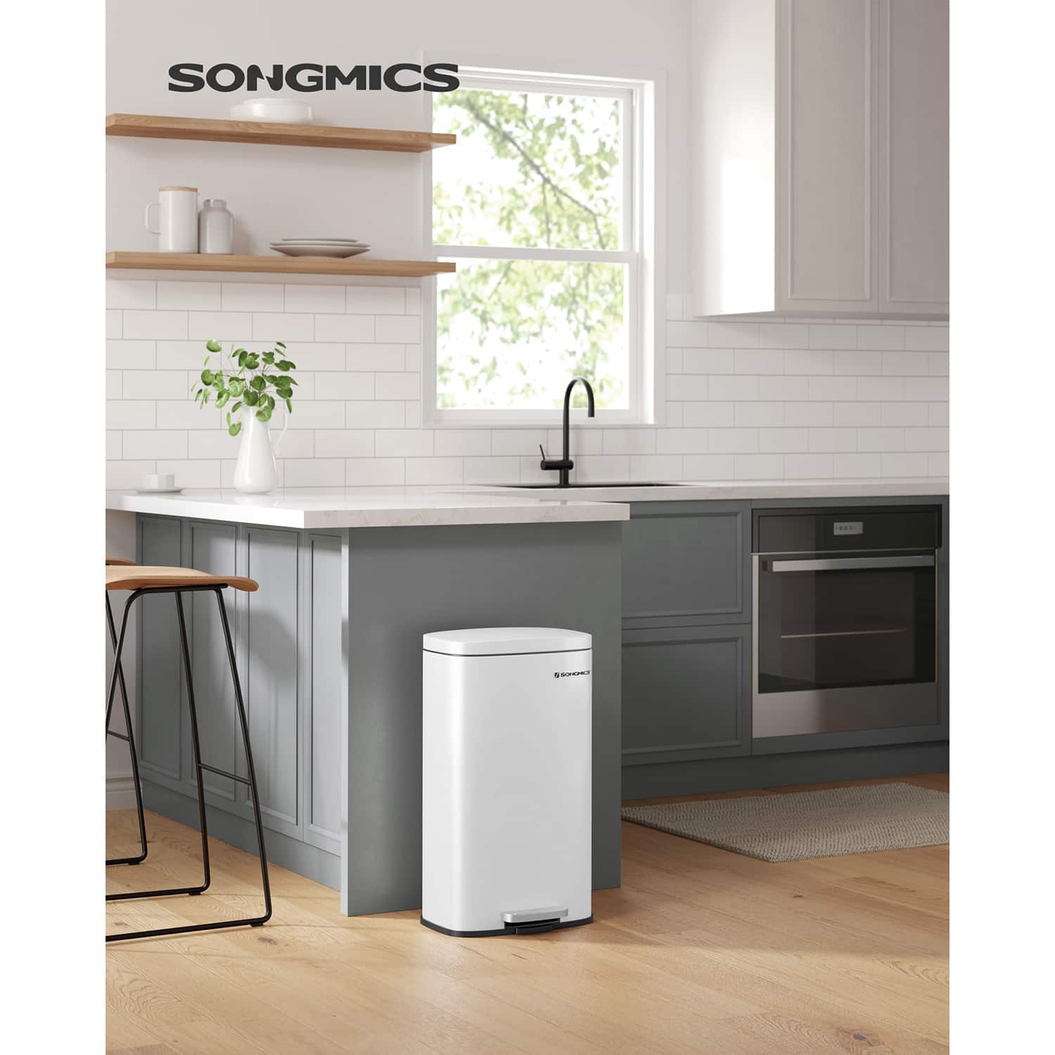 Mülleimer 30 L für die Küche weiß-LTB03WT Mülleimer 30 L für die Küche weiß-LTB03WT