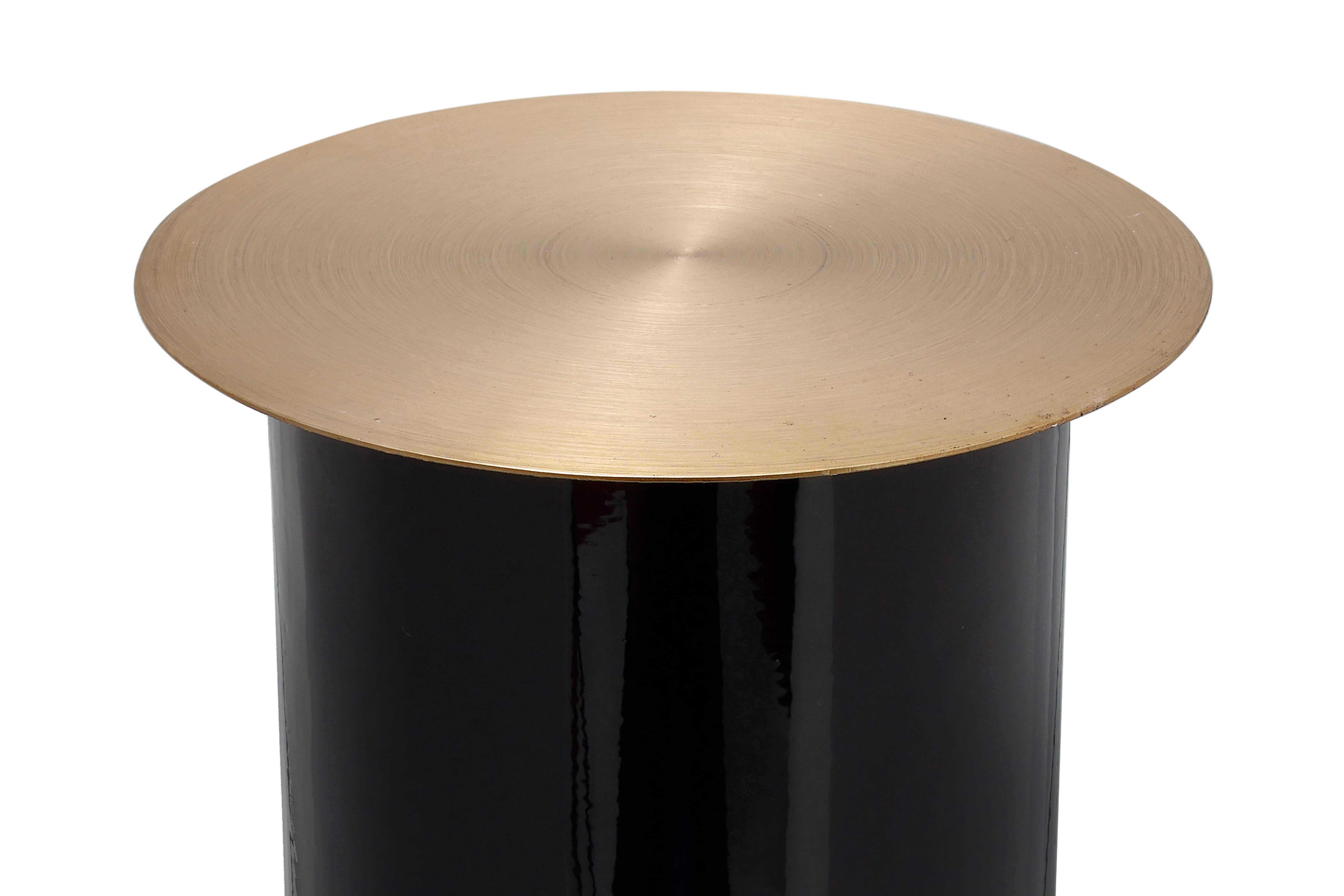 Bodenkerzenständer Art Deco 165 Taupe / Gold Bodenkerzenständer Art Deco 165 Taupe / Gold