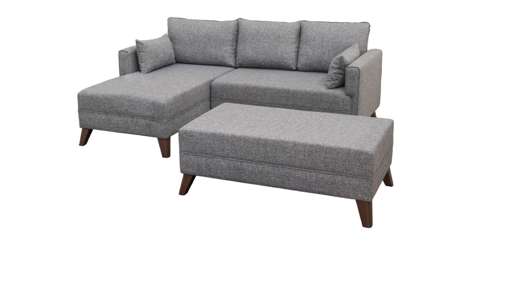 Kleines Bella Ecksofa mit Hocker – Die perfekte Lösung für kleine Räume Kleines Bella Ecksofa mit Hocker – Die perfekte Lösung für kleine Räume