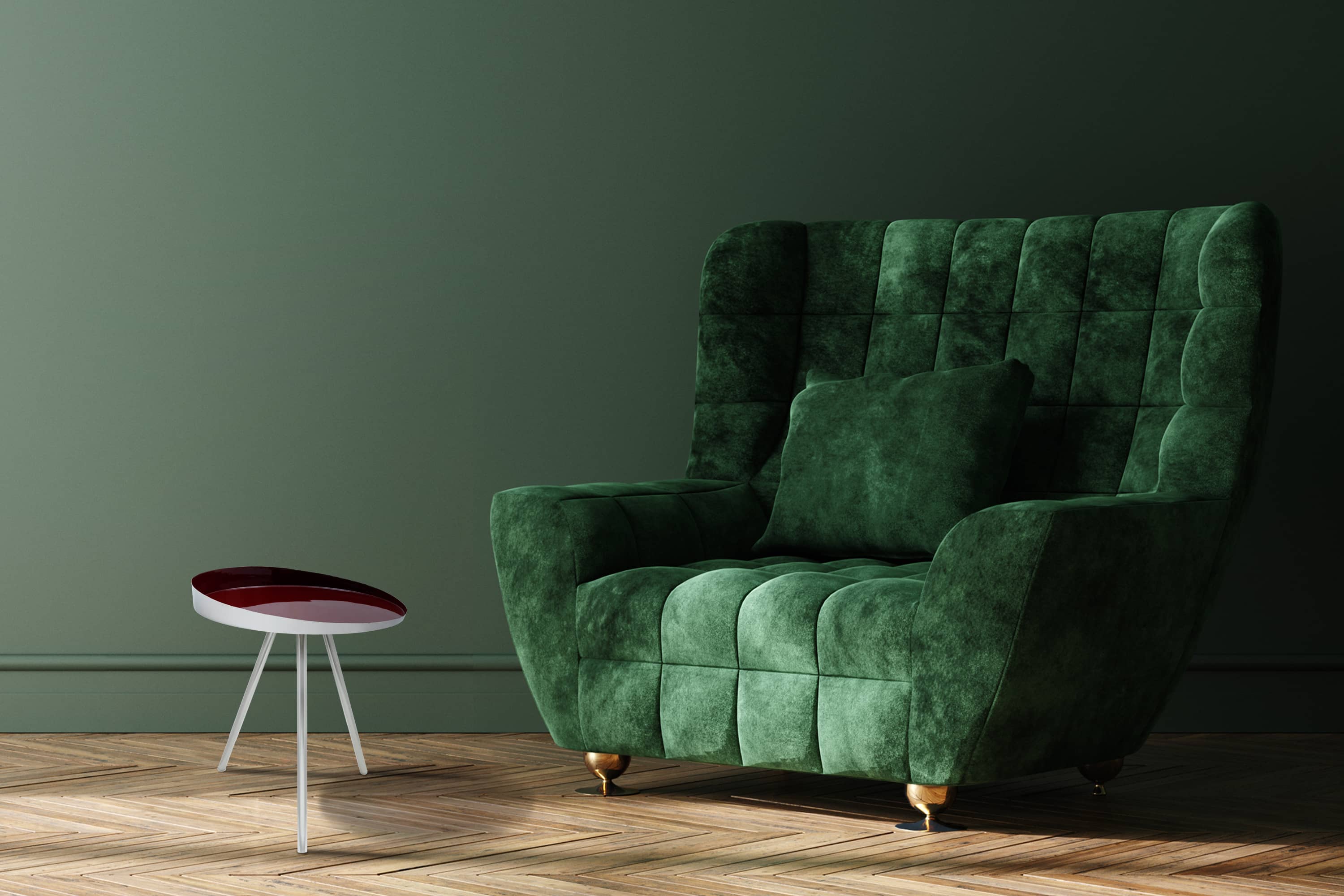 Beistelltisch Morrison 725 Dunkelgrün