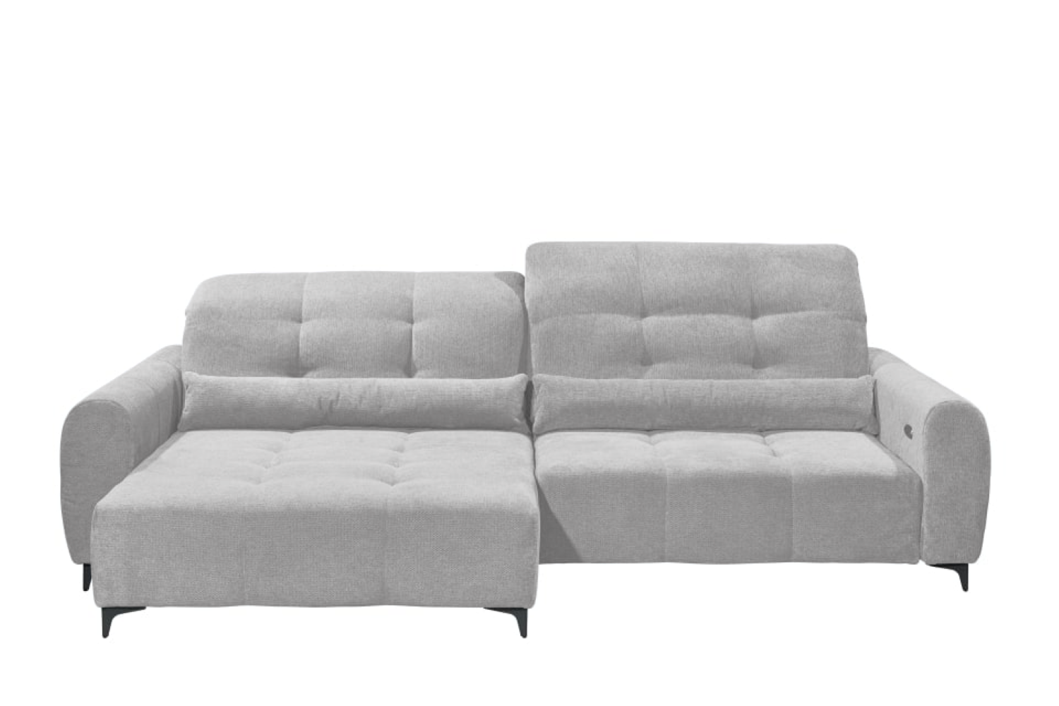 XXL Cosyseat Nassau - light grey – Das Ecksofa mit Elektrofunktion und Loveseat-Komfort XXL Cosyseat Nassau - light grey – Das Ecksofa mit Elektrofunktion und Loveseat-Komfort