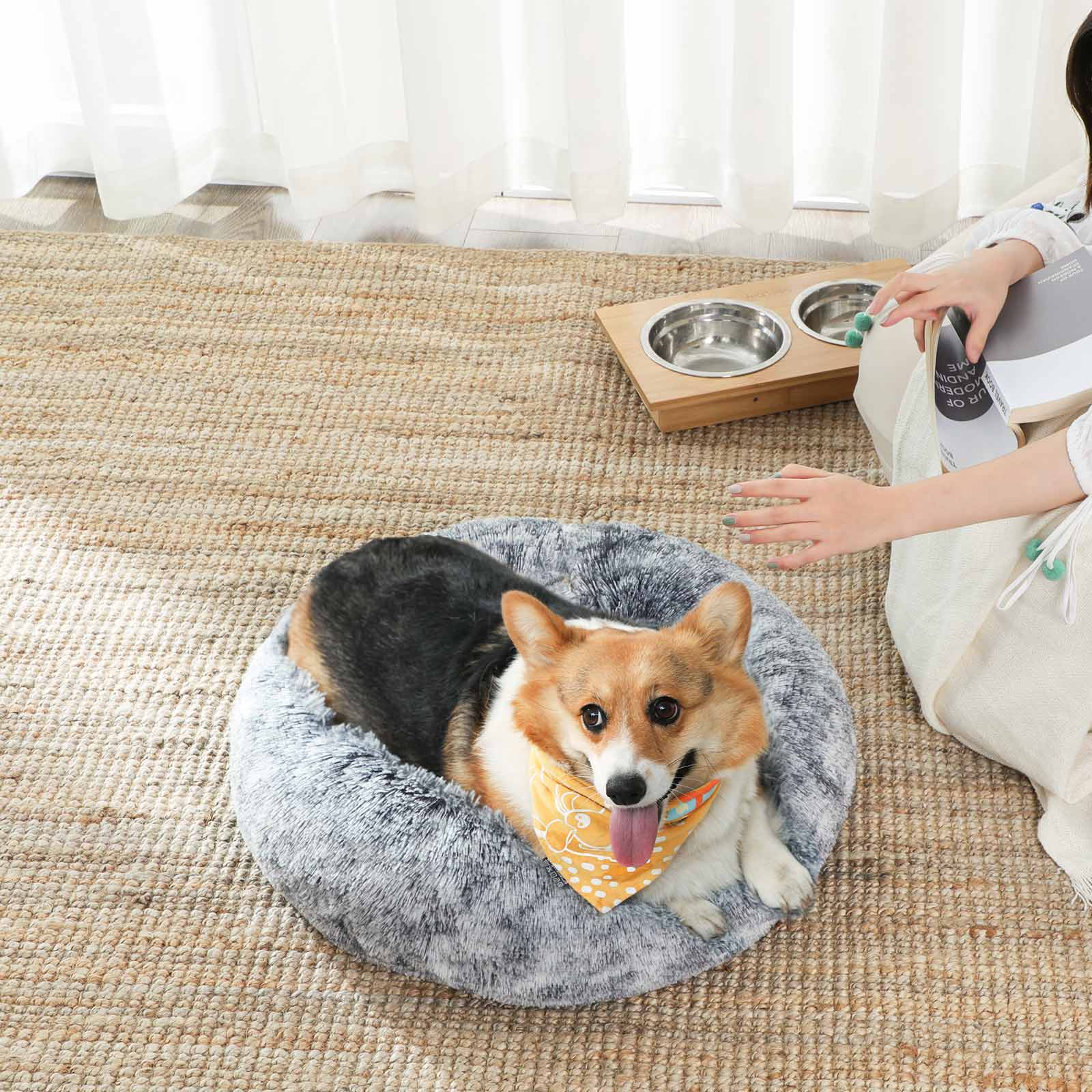 Hundebett 70 cm grau-B34PGW039G01 Hundebett 70 cm grau-B34PGW039G01