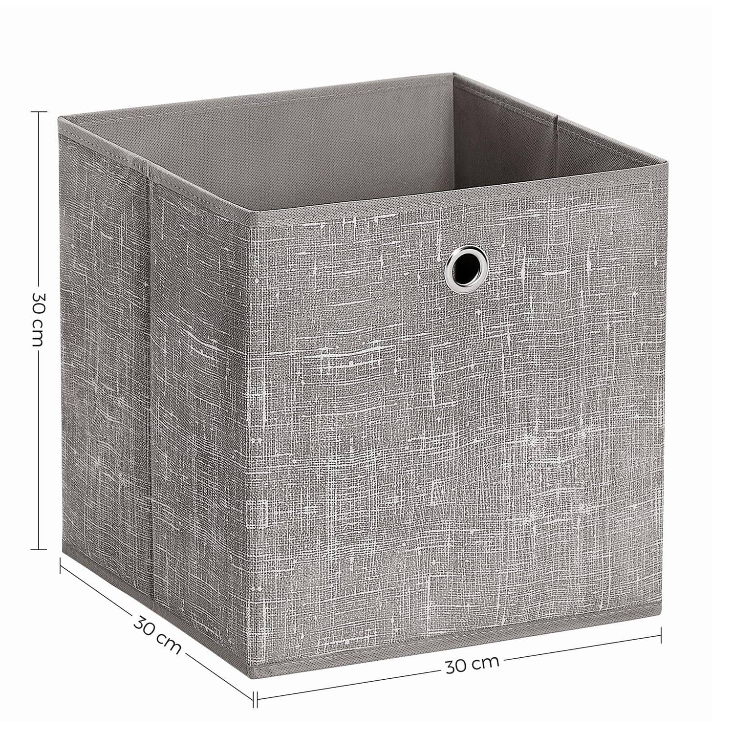 Aufbewahrungsbox 6er Set taupe meliert-RFB006K01