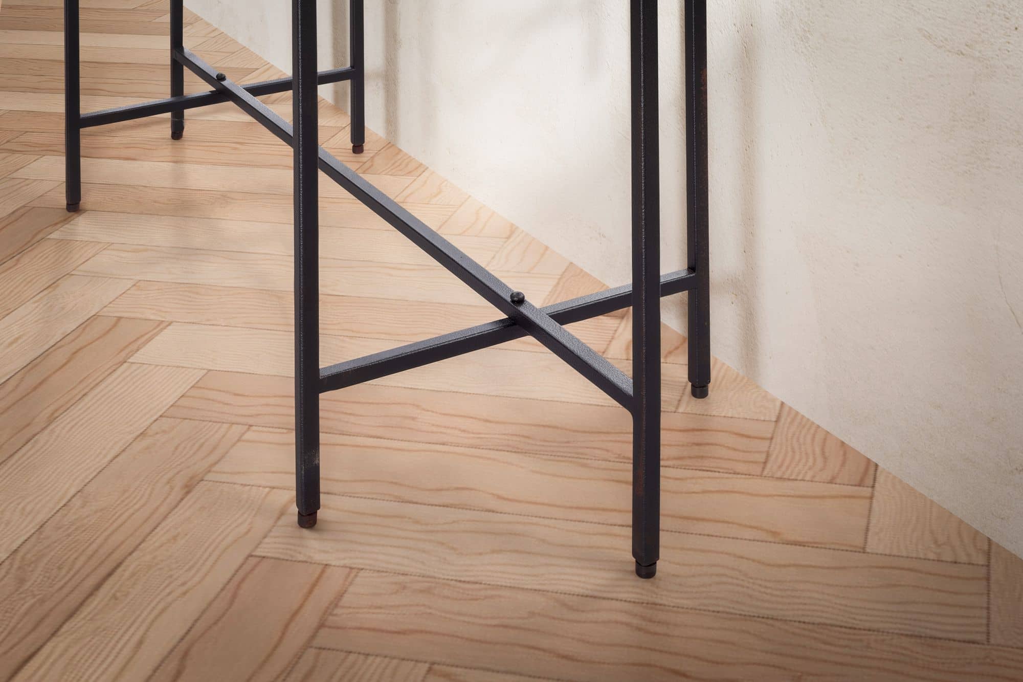 Konsolentisch Schwarz 90x29x85 cm Design Anrichte Glas Flur Konsolentisch Schwarz 90x29x85 cm Design Anrichte Glas Flur