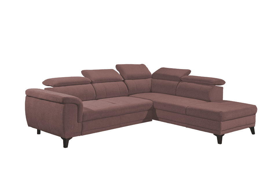 Ecksofa Albany mit Schlaffunktion und Bettkasten von Ed Exciting Design in verschiedenen Farben