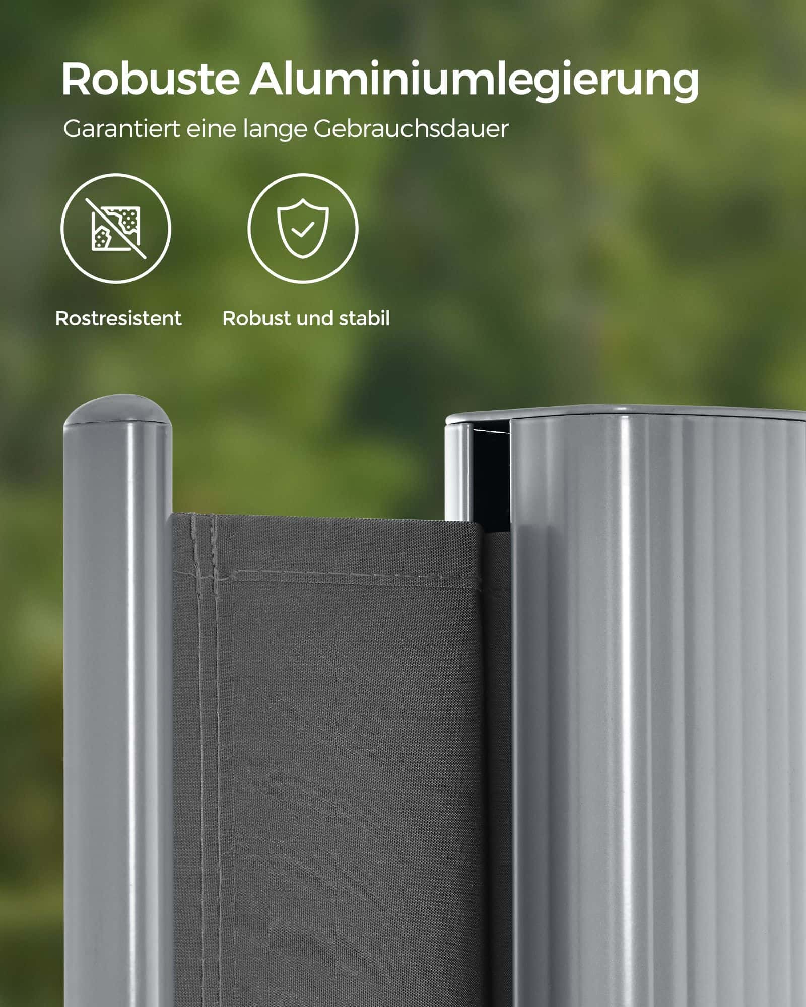 Seitenmarkise 160 x 350 cm Anthrazit Seitenmarkise 160 x 350 cm Anthrazit