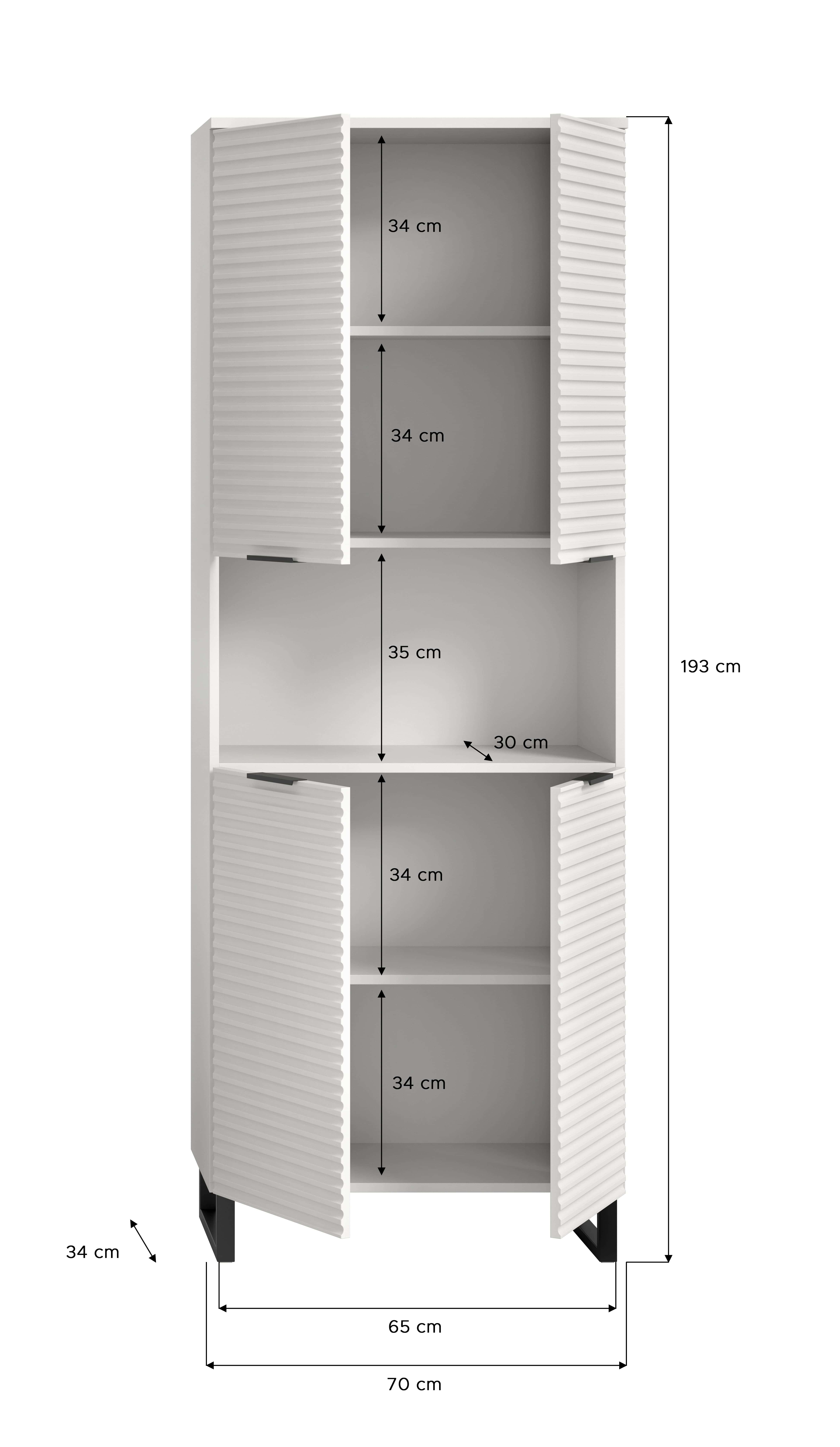 Riff Hochschrank