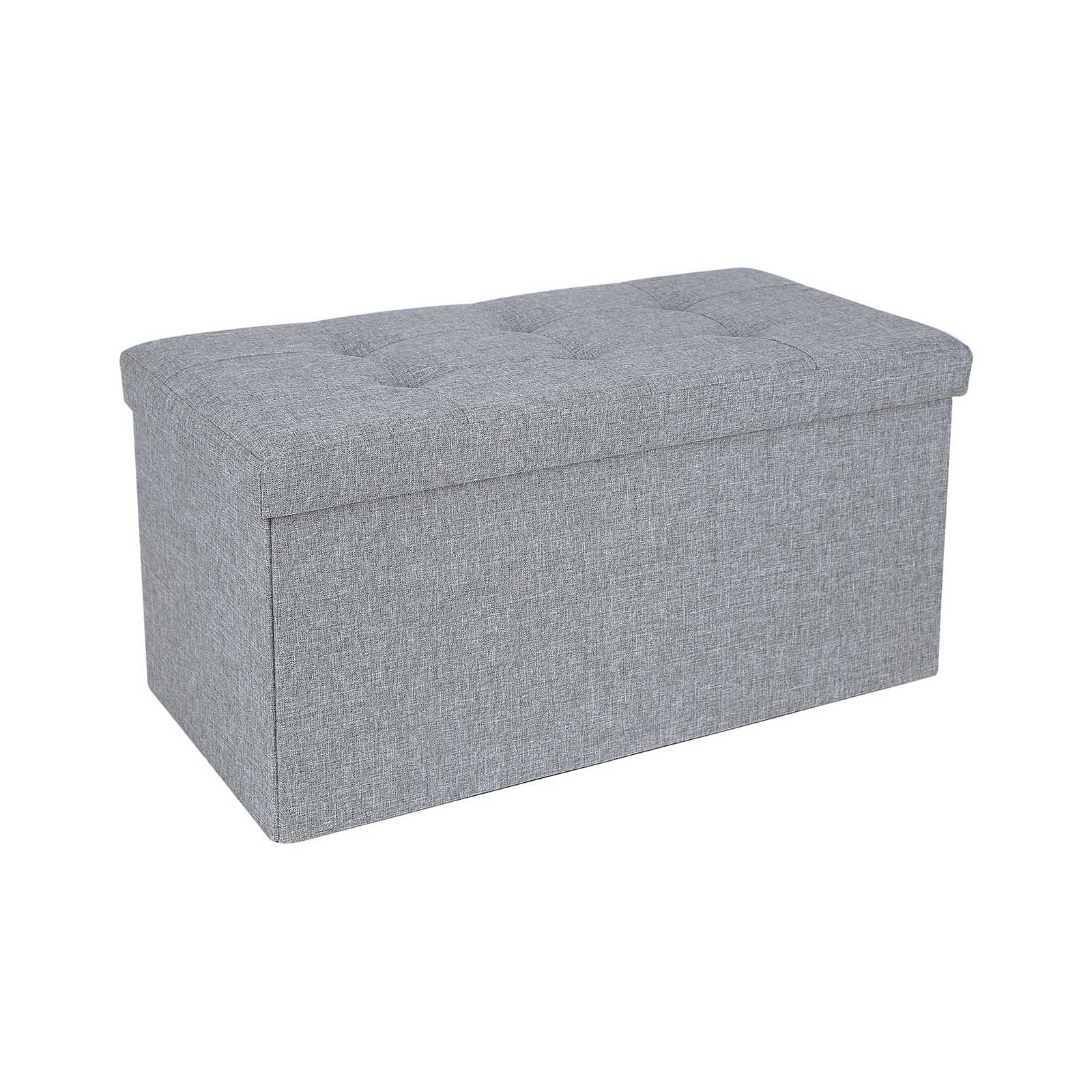 Bank mit Stauraum 76 cm Hellgrau-LSF47G Bank mit Stauraum 76 cm Hellgrau-LSF47G