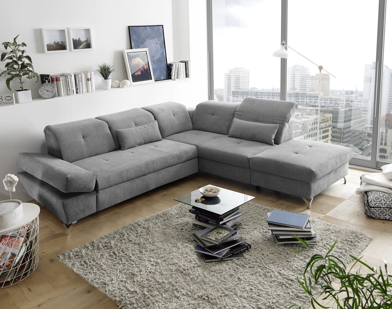 Schlafsofa Melfi in schlamm– ED Exciting Design