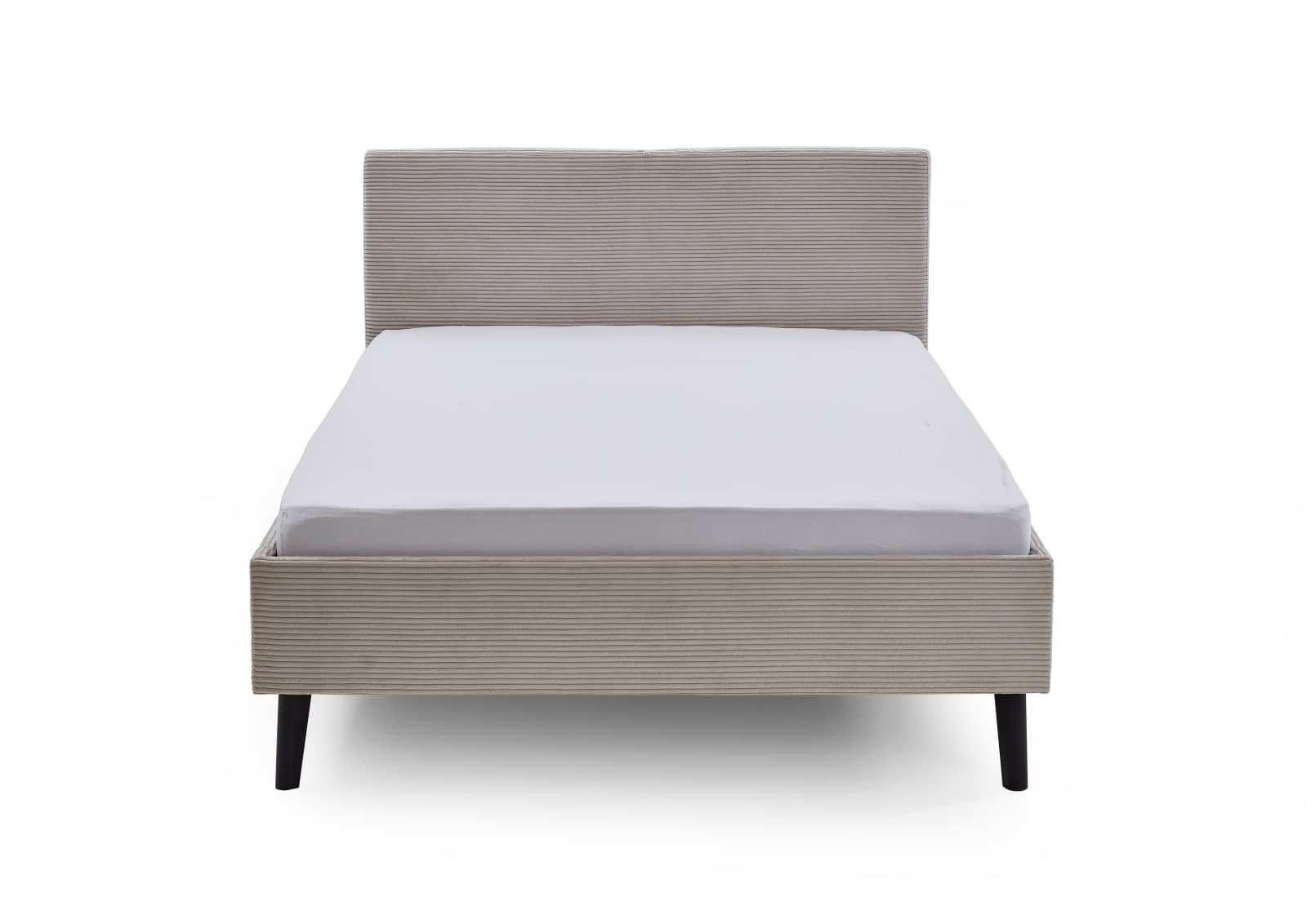 Polsterbett Avola by Meise – Elegantes Breitcord Bettgestell in Beige | 140x200 cm | Massivholzfüße Polsterbett Avola by Meise – Elegantes Breitcord Bettgestell in Beige | 140x200 cm | Massivholzfüße