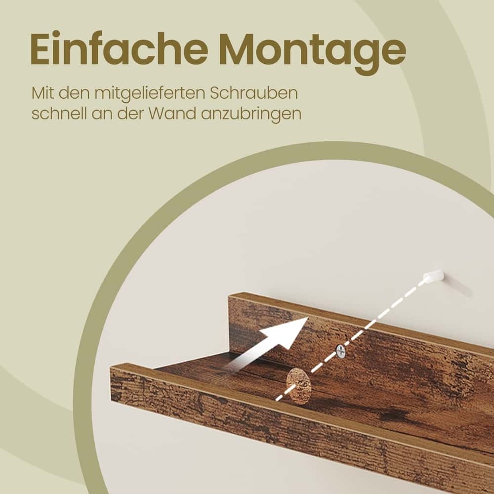 Wandregale, 2er Set, Schweberegale Wandregale, 2er Set, Schweberegale