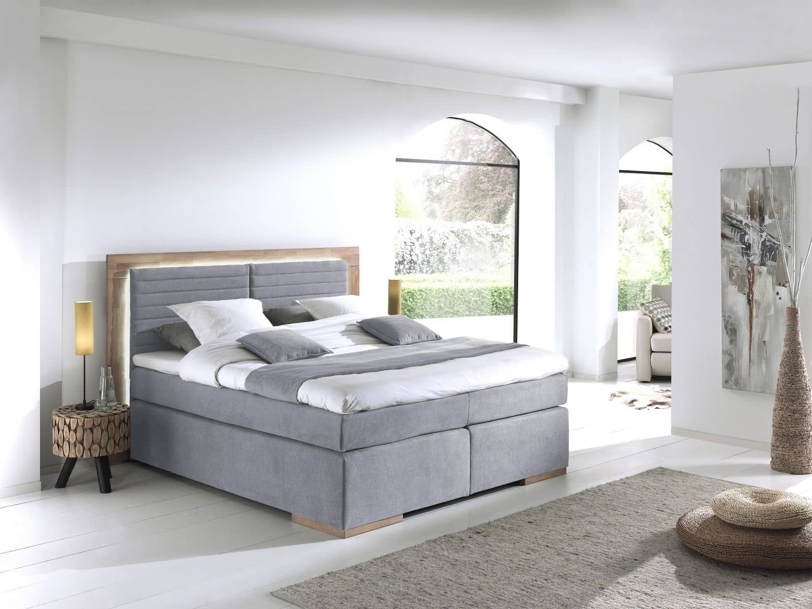 Boxspringbett Marcel New York – Cotta Bedter Beds mit wählbarem Topper Boxspringbett Marcel New York – Cotta Bedter Beds mit wählbarem Topper