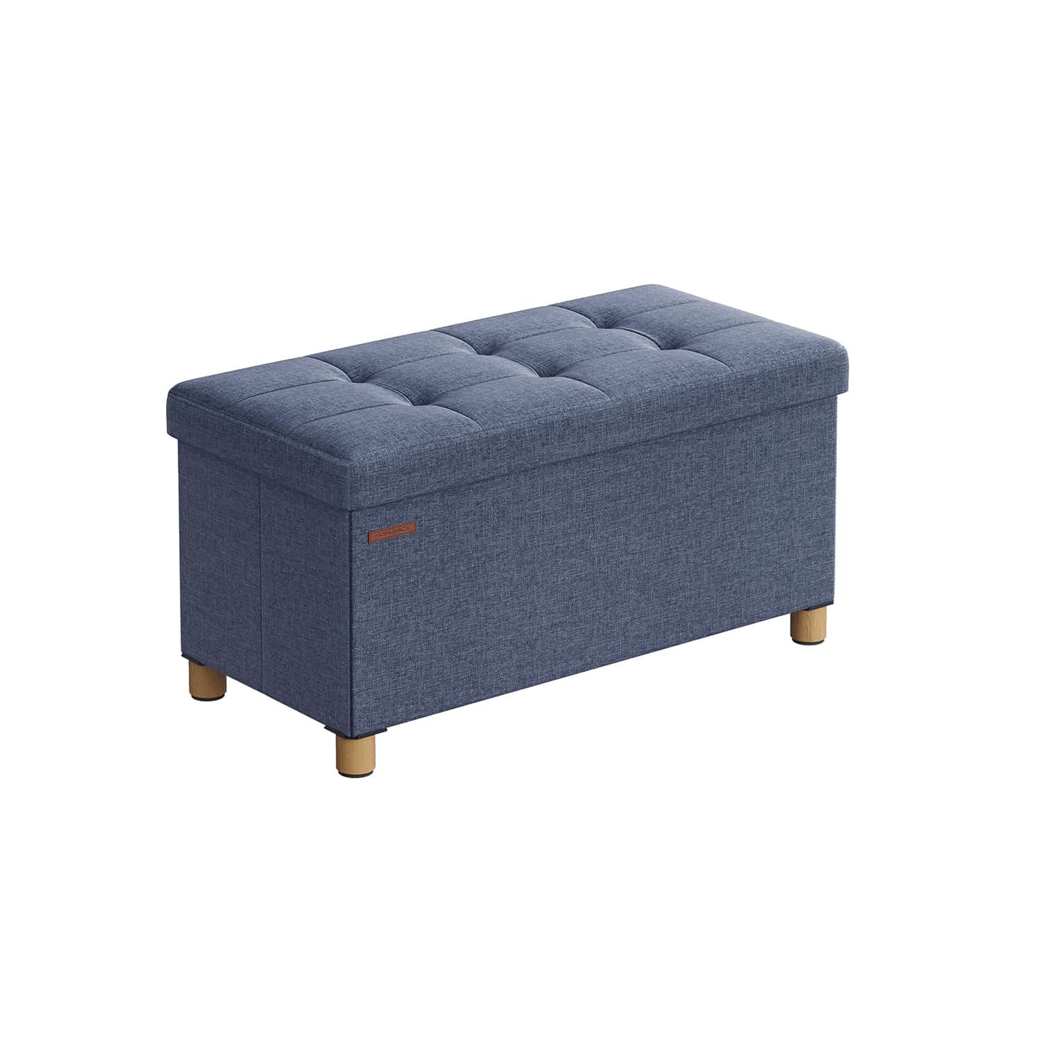 Sitzbank klappbar 38 x 76 x 40 cm mit Stauraum helldenimblau-LSF016Q11 Sitzbank klappbar 38 x 76 x 40 cm mit Stauraum helldenimblau-LSF016Q11