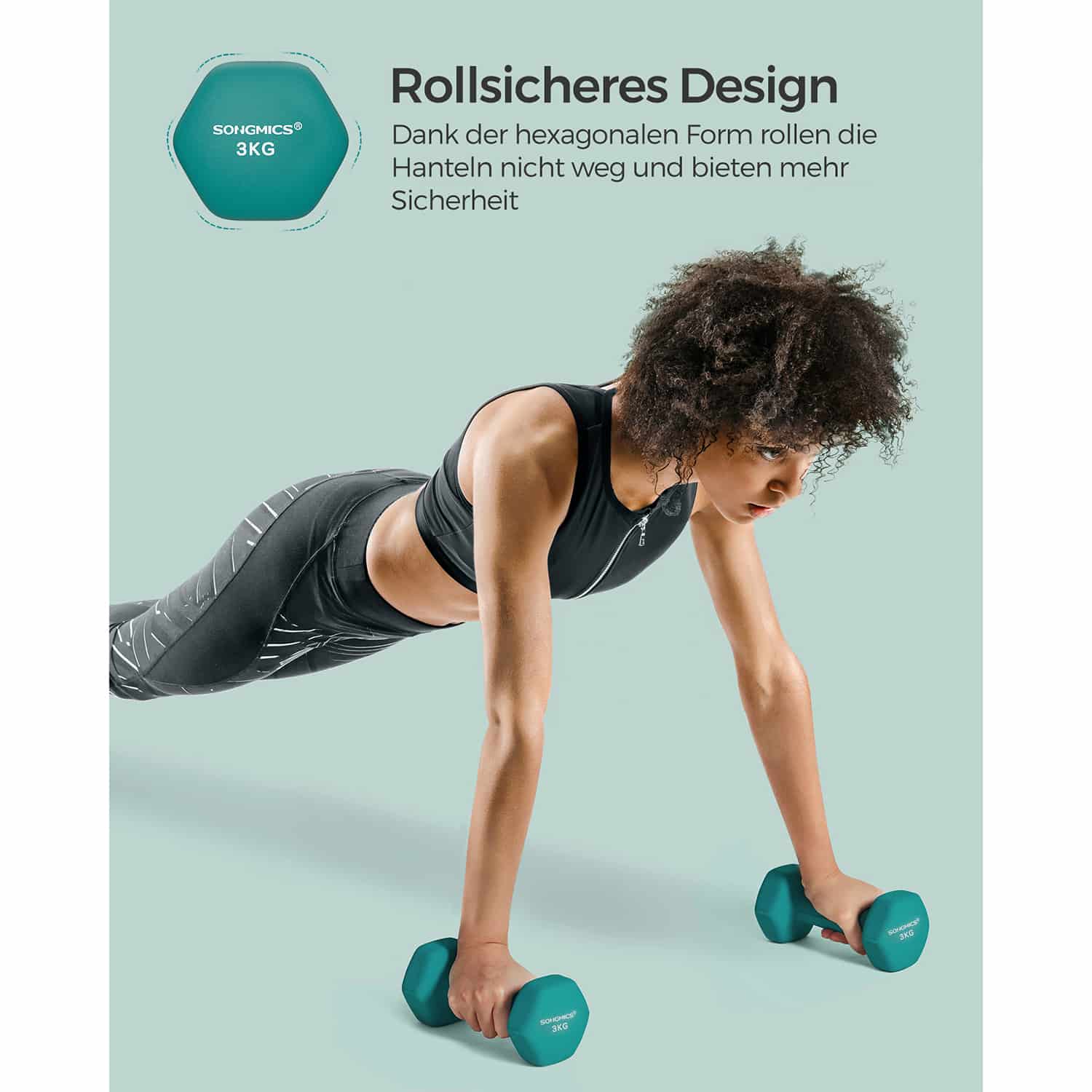 Hanteln, 2er Set, 2 x 3 kg Hanteln, 2er Set, 2 x 3 kg