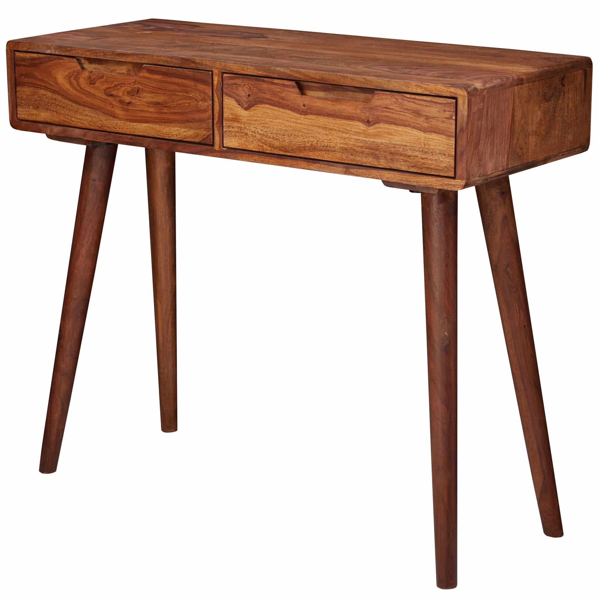 Konsolentisch WL5.577 90x76x36cm Sheesham Massivholz mit Schubladen Konsolentisch WL5.577 90x76x36cm Sheesham Massivholz mit Schubladen