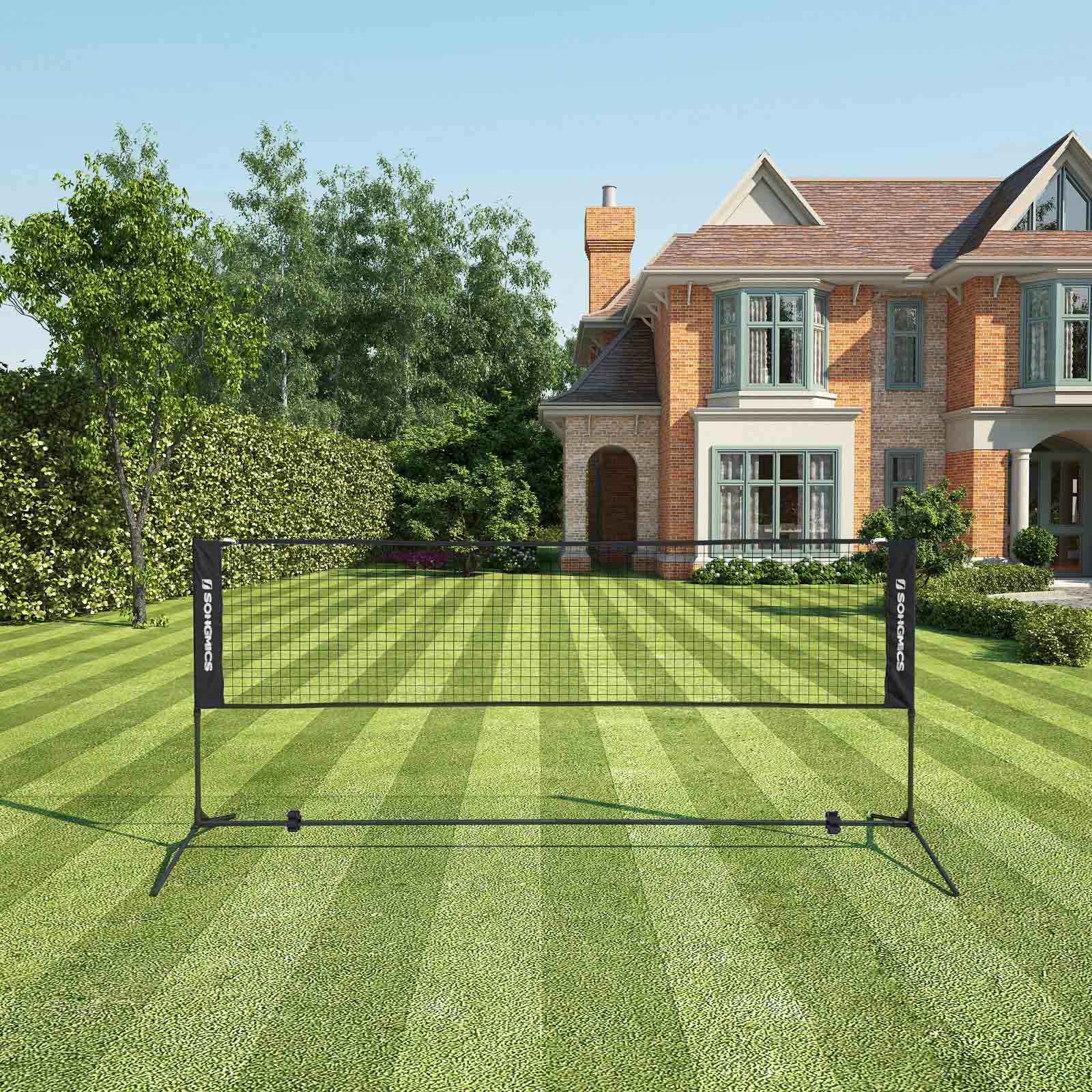 Badmintonnetz-Set Schwarz-SYQ500HV1