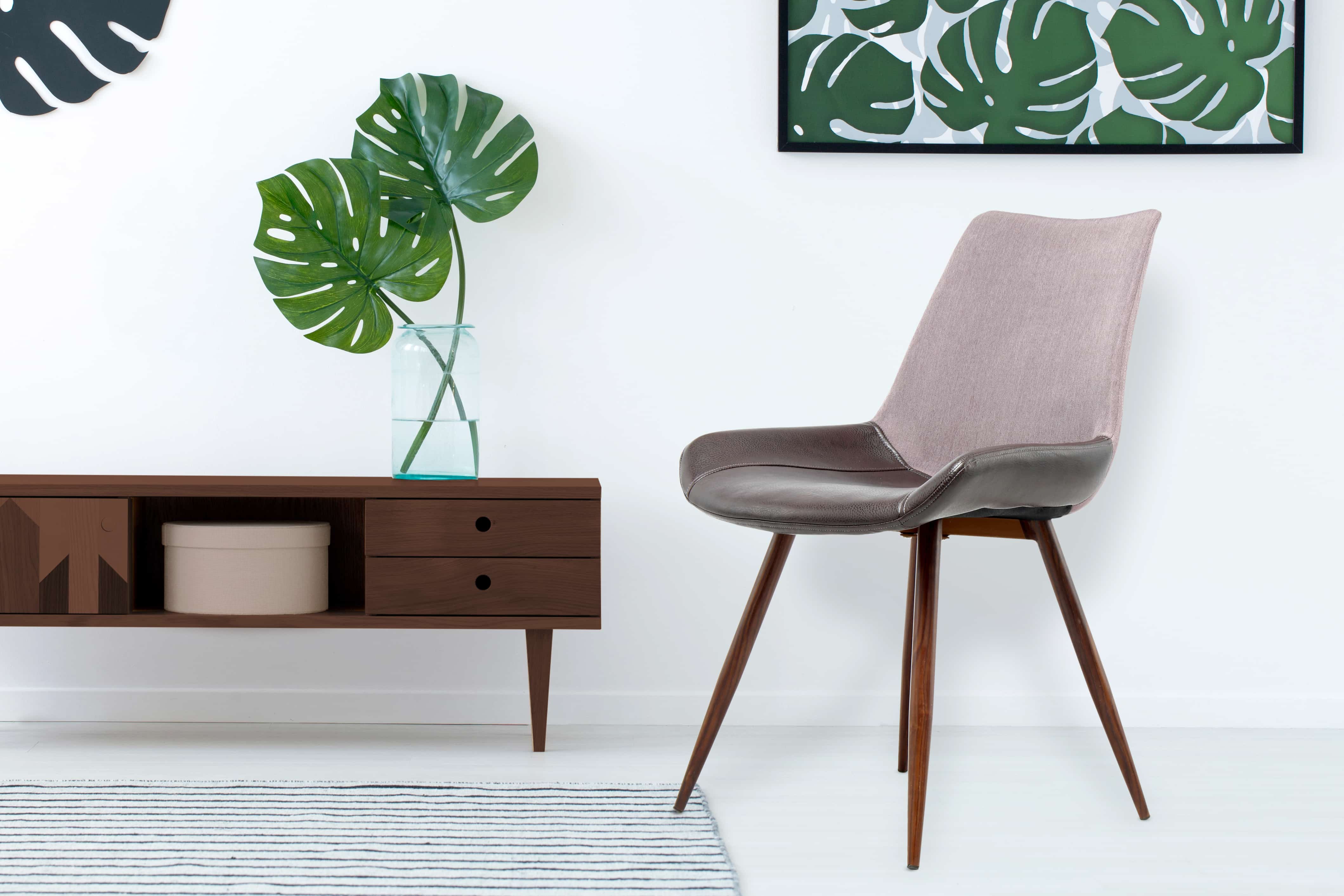 Stuhl Evergreen 110 2er-Set Violett / Dunkelbraun Stuhl Evergreen 110 2er-Set Violett / Dunkelbraun