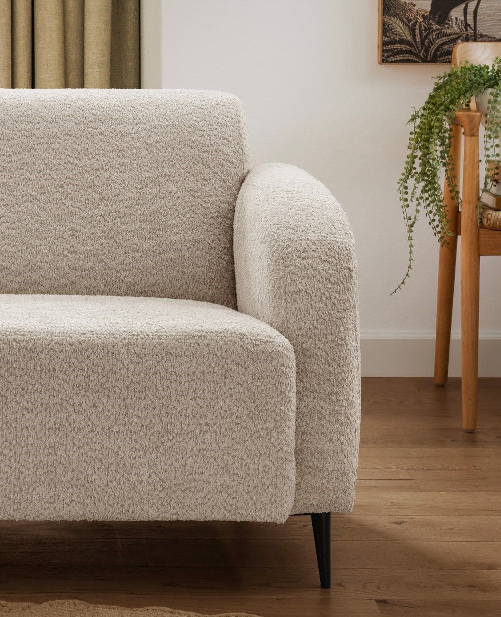 Sofa Set Marone 3er+2er+Sessel von Benformato mit Metallfüßen | verschiedene Farben