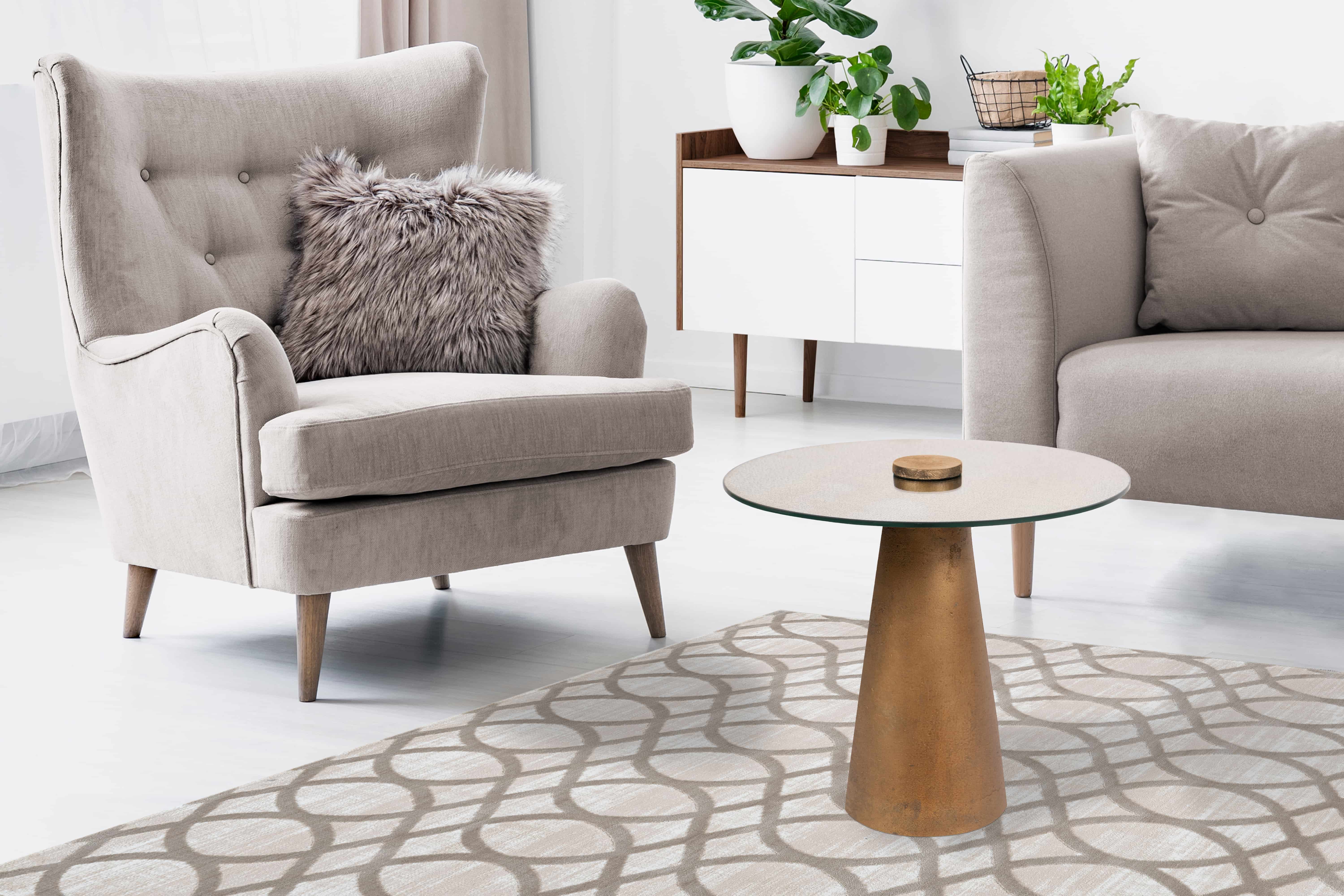 Beistelltisch Scotch 125 Messing Beistelltisch Scotch 125 Messing