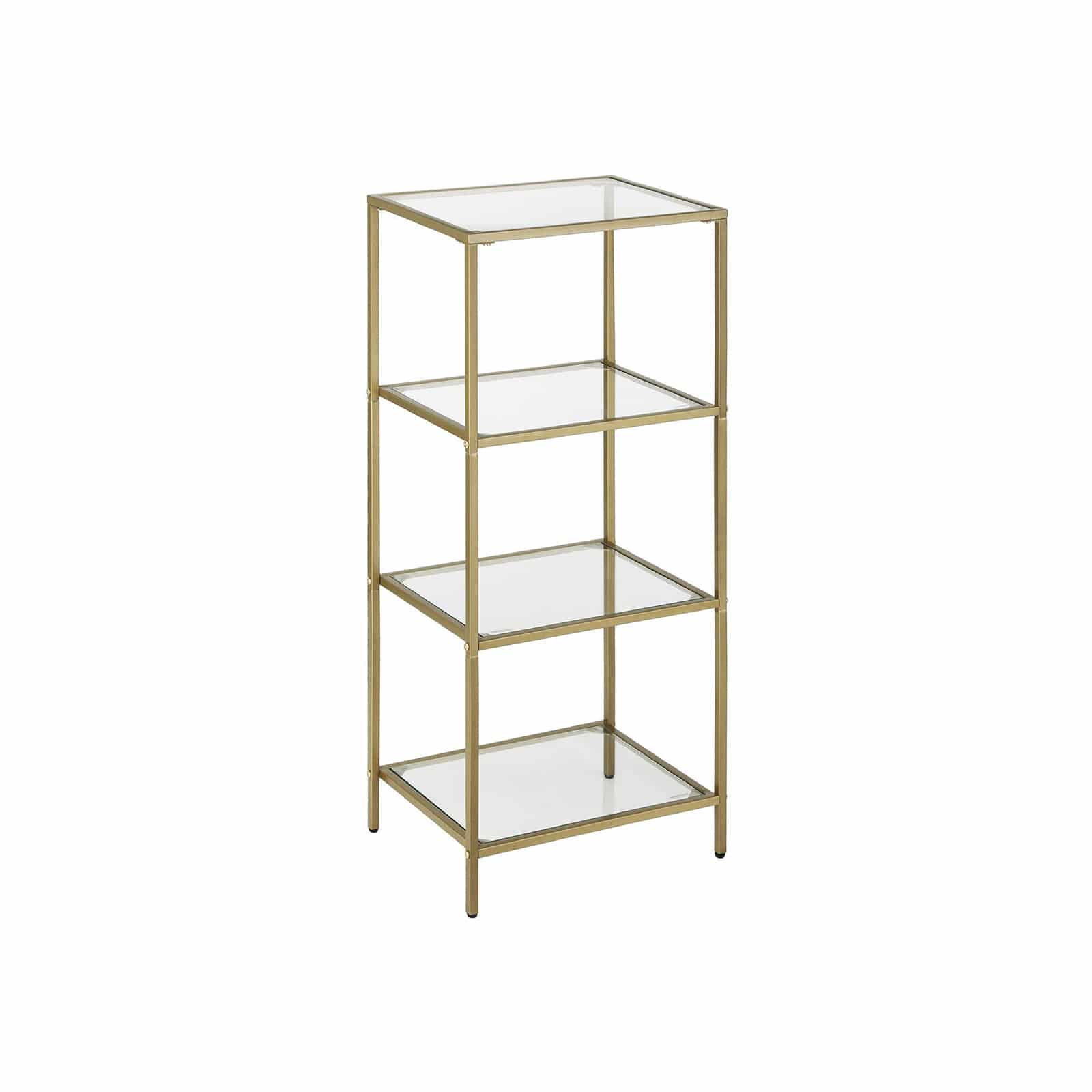 Standregal aus Hartglas Standregal aus Hartglas