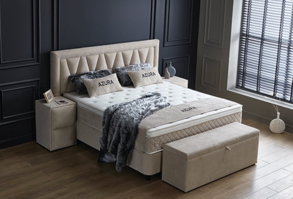 11pxPJXIUFD5hv Ultimativer Komfort: Entdecke das Boxspringbett Azura von ABC Bedding