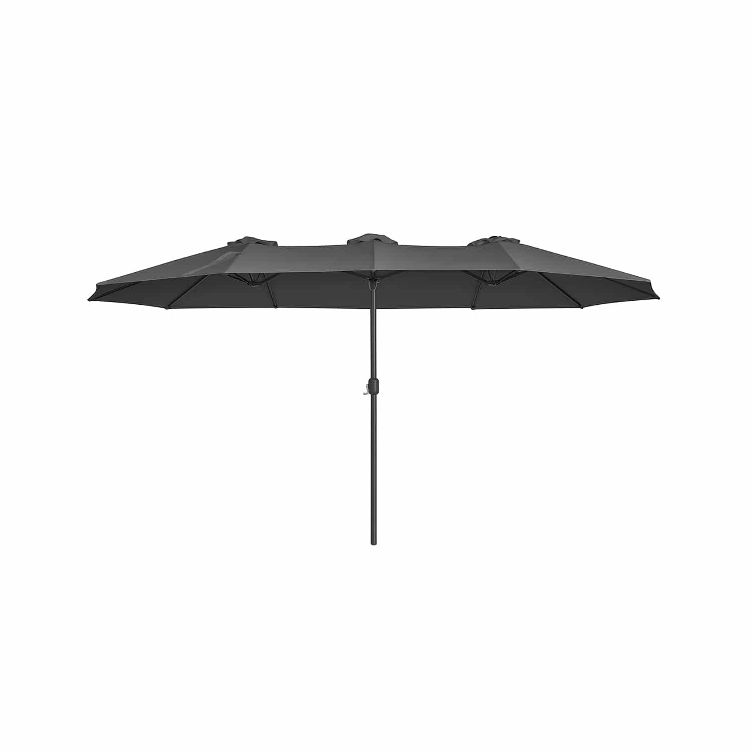 Doppelsonnenschirm 460 x 270 cm, extra großer Sonnenschirm, Gartenschirm Doppelsonnenschirm 460 x 270 cm, extra großer Sonnenschirm, Gartenschirm