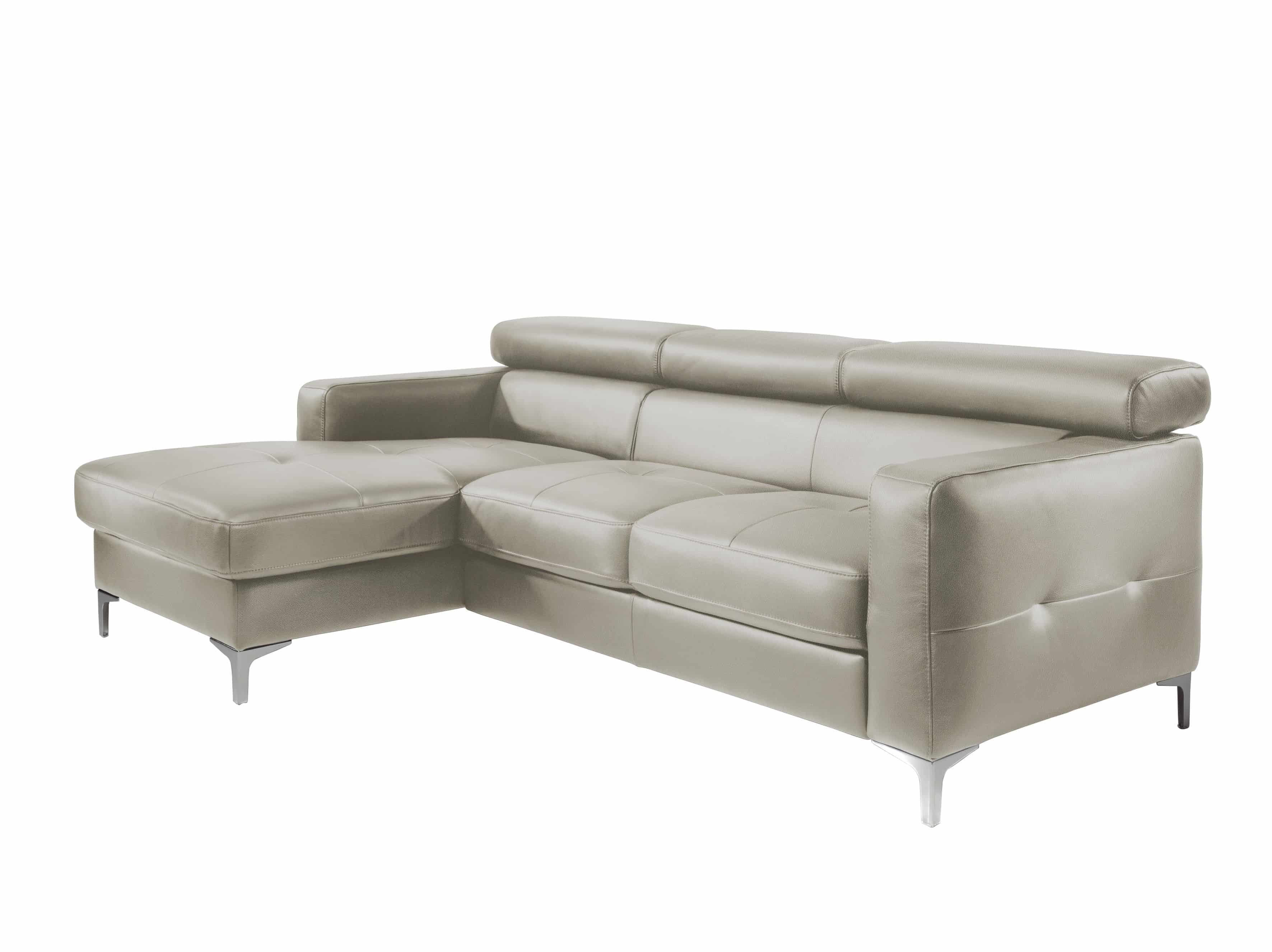 Echtleder Ecksofa Sammy mit Recamiere & Schlaffunktion – Cotta Echtleder Ecksofa Sammy mit Recamiere & Schlaffunktion – Cotta