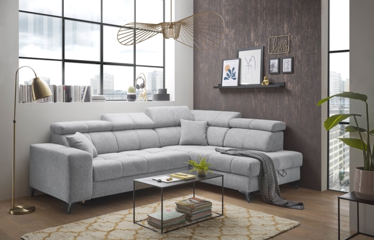 Ecksofa mit Schlaffunktion Sydney – ED Exciting Design