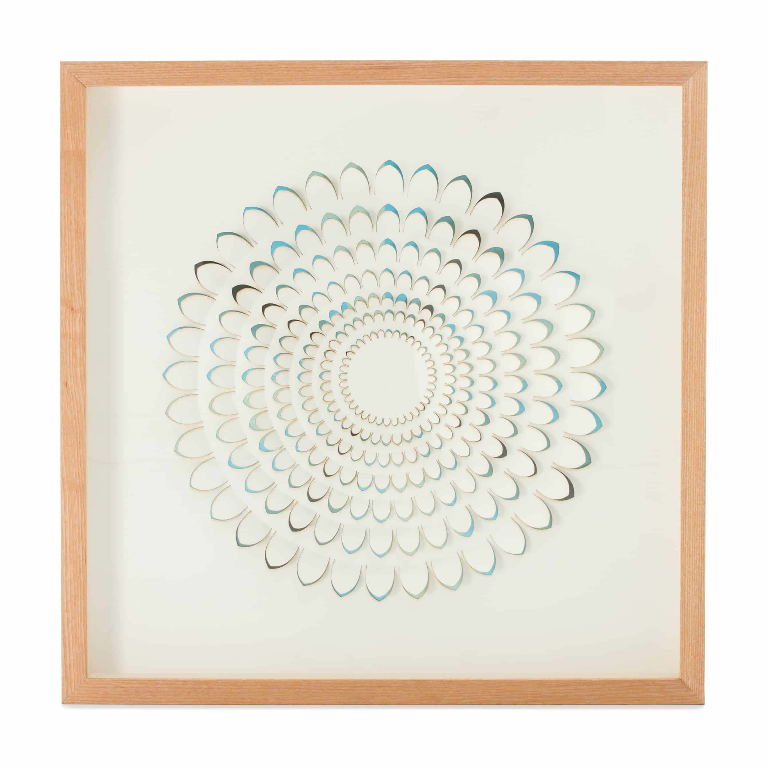 Bilder Papierkunst Circle I 60cm x 60cm Bilder Papierkunst Circle I 60cm x 60cm