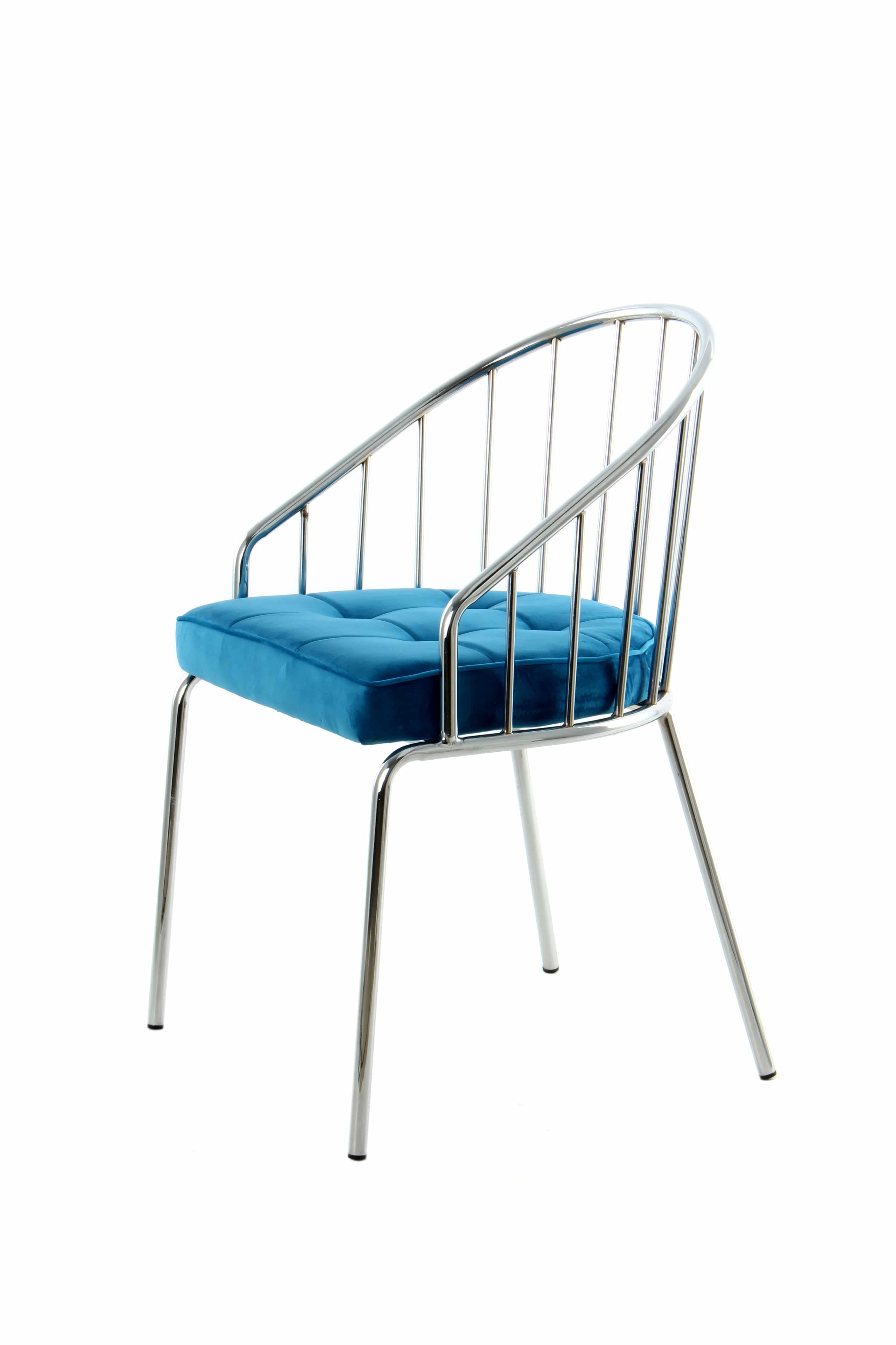 Stuhl Palma 110 Blau / Chrom