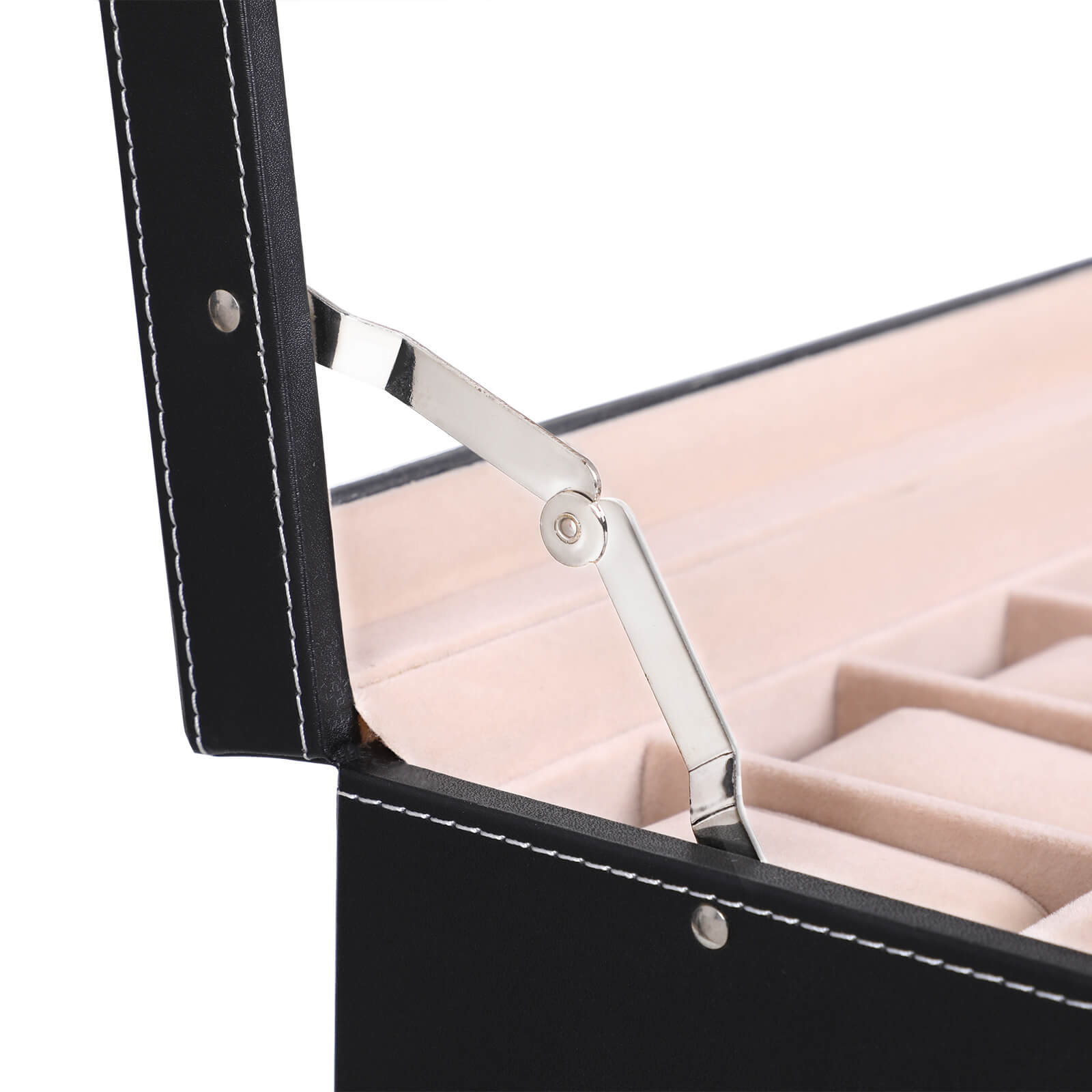 Uhrenbox für 12 Uhren mit Schmuckfach-JWB012