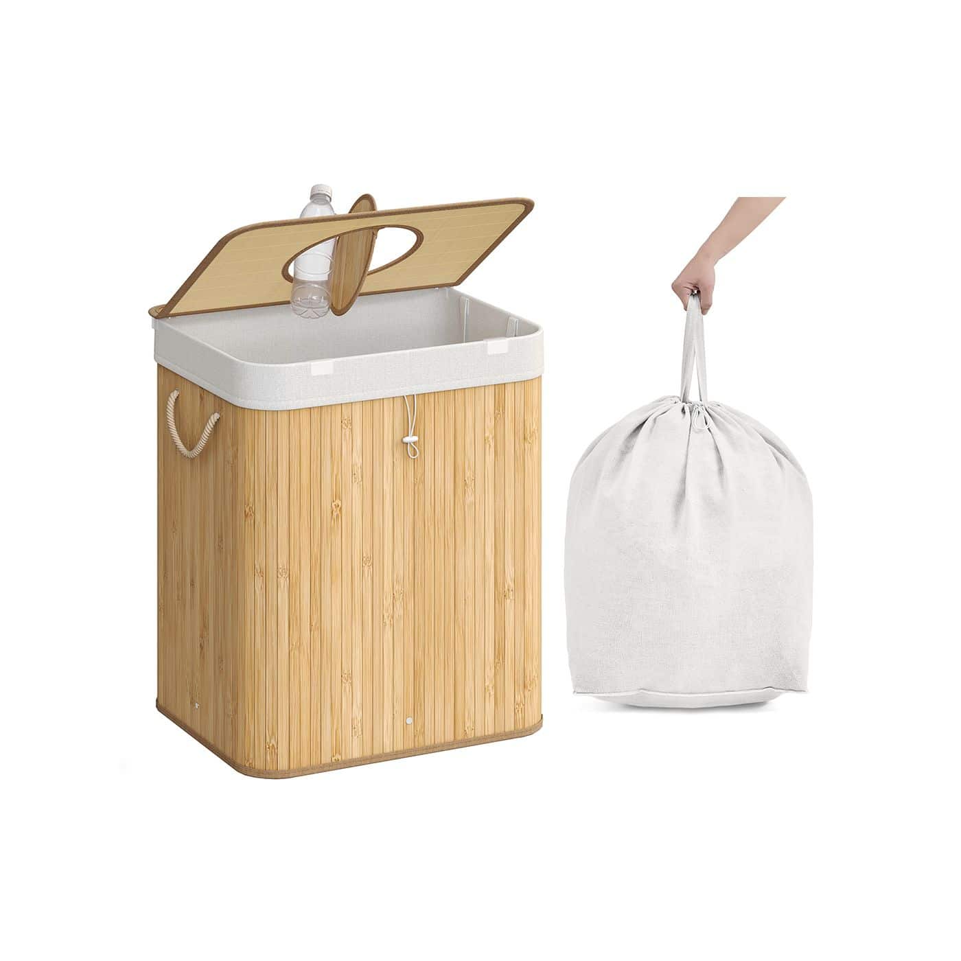 Pfandflaschen-Sammelbehälter 95 L mit Loch und Deckel