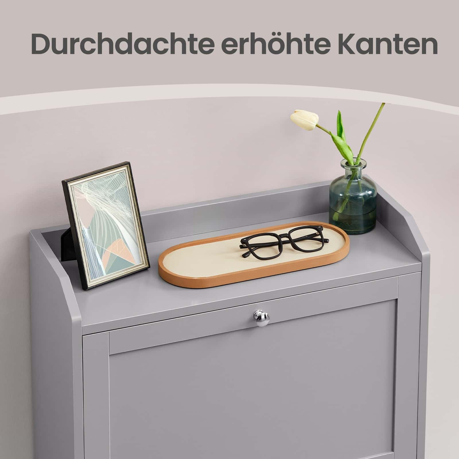 Schuhregal 3 Klappen, Schuhaufbewahrung, für bis zu 12-20 Paar Schuhe Schuhregal 3 Klappen, Schuhaufbewahrung, für bis zu 12-20 Paar Schuhe