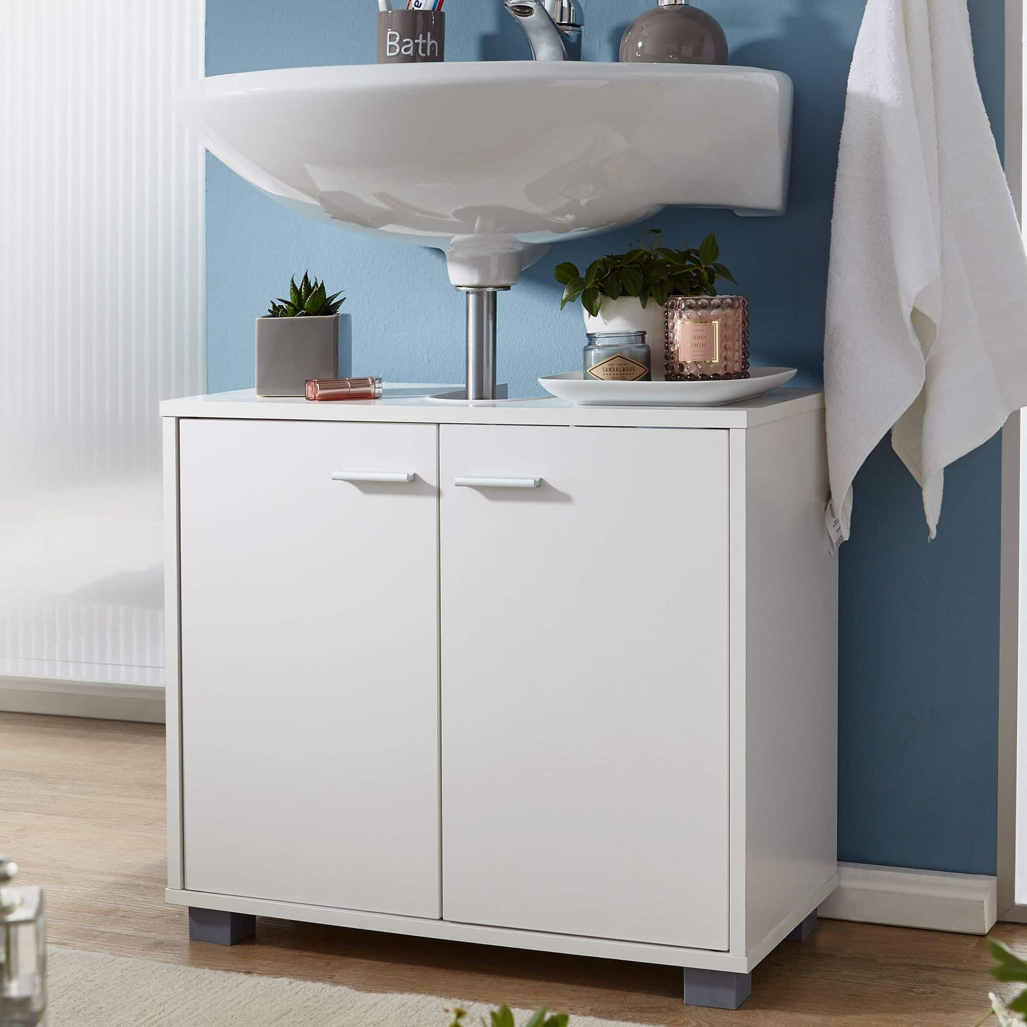 35998-WOHNLING-Design-Waschbeckenunterschrank-WL1-344-Badunterschrank-mit-2-Tueren-Weiss-Kleiner-Schrank-Badezimmer-60-cm-Breit-Badschrank-Waschbecken-Stehend-Bad-Aufbewahrung-W_1rZ7JvkDDPhSJk Design Waschbeckenunterschrank WL1.344 Badunterschrank mit 2 Türen Weiß