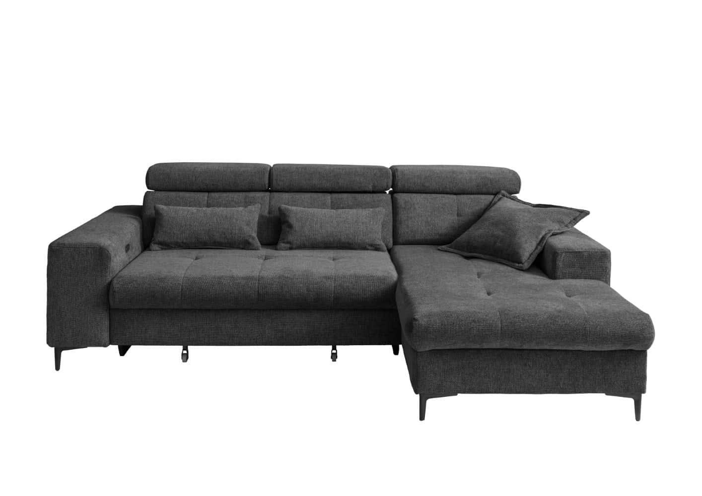 Sofa Neapel von Benformato mit Sitzvorschub und Staukasten