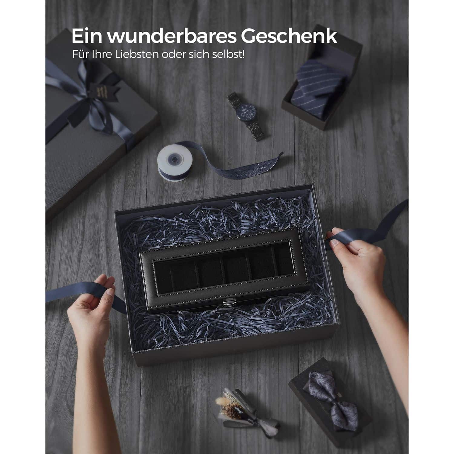 Uhrenbox für 6 Uhren-JWB06B01